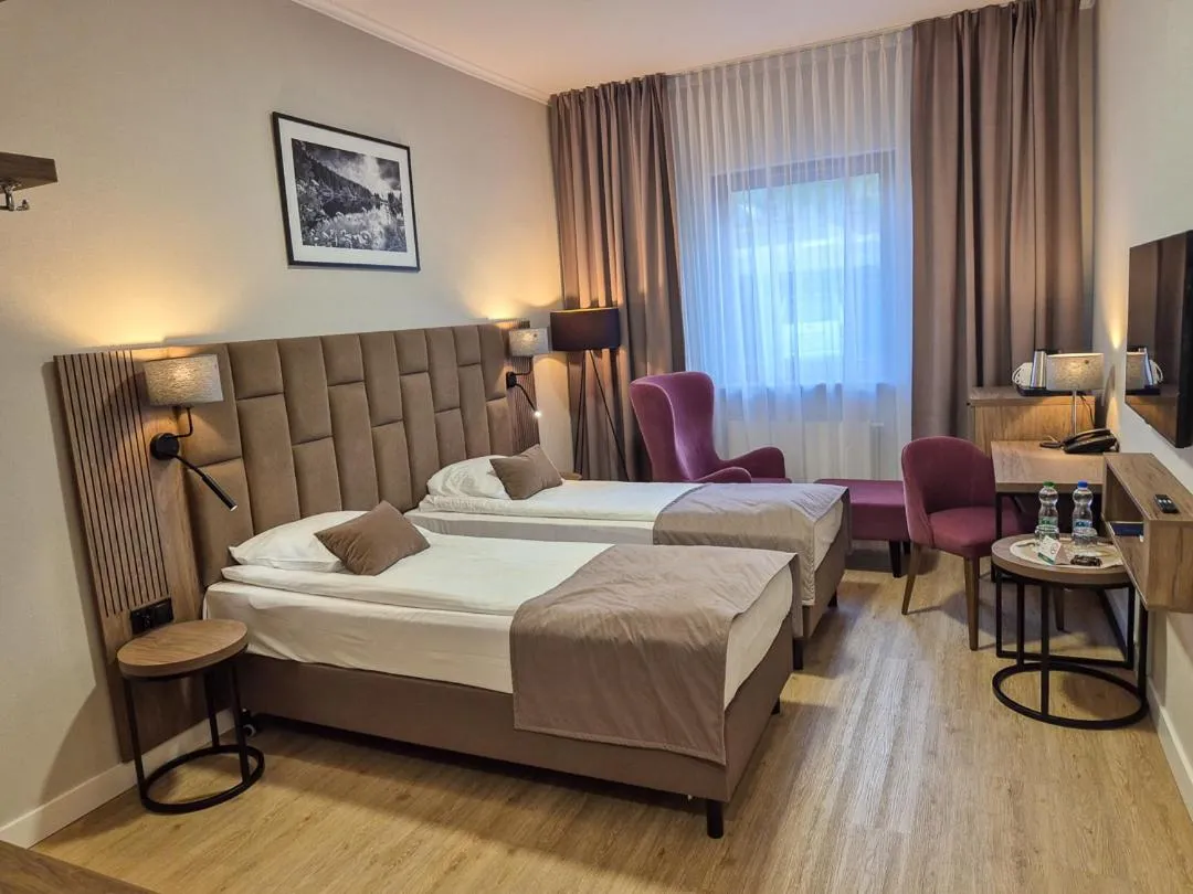 Bed in Hotel Topaz Poznań Centrum