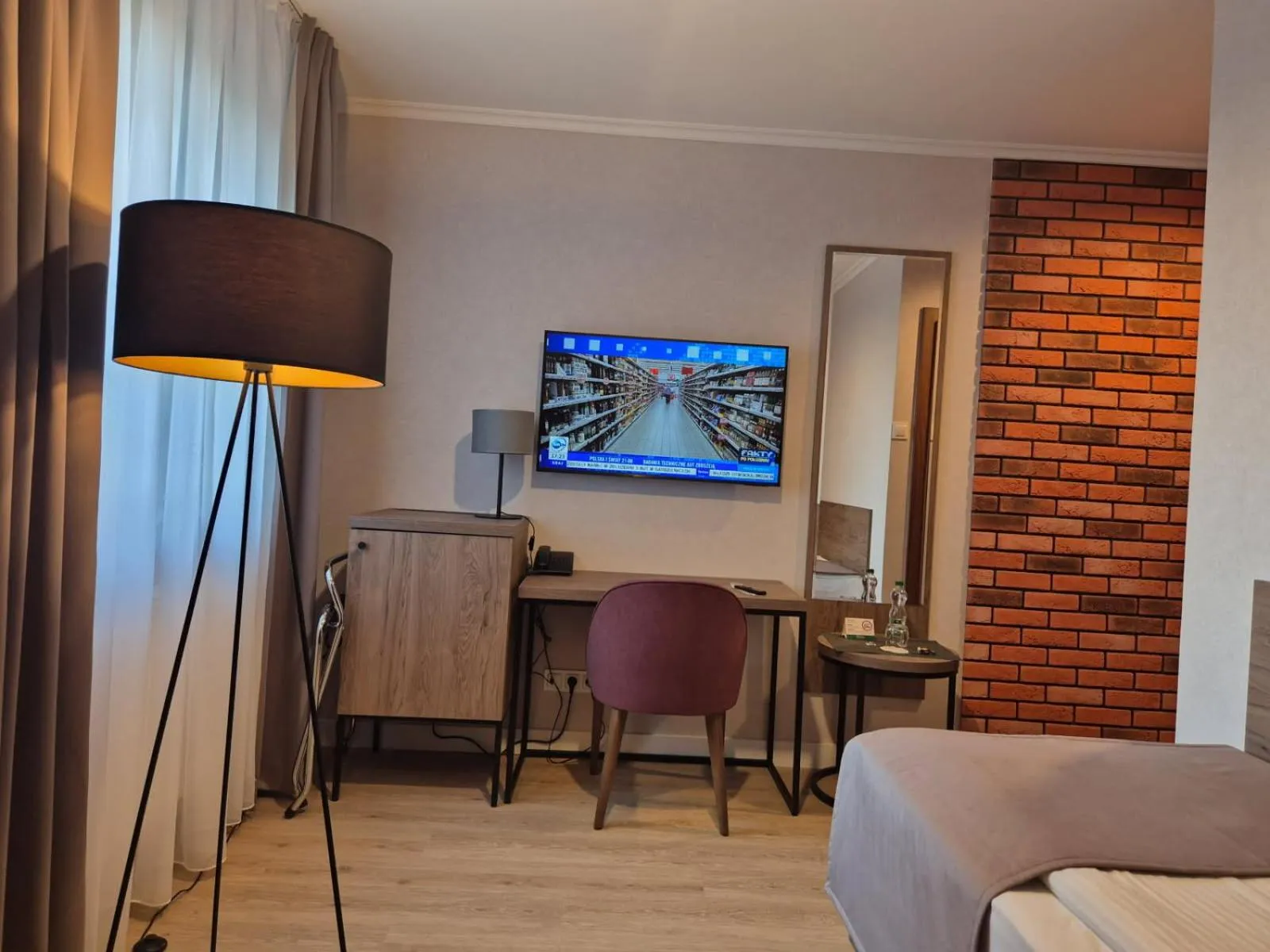 Photo of the whole room, Bed in Hotel Topaz Poznań Centrum