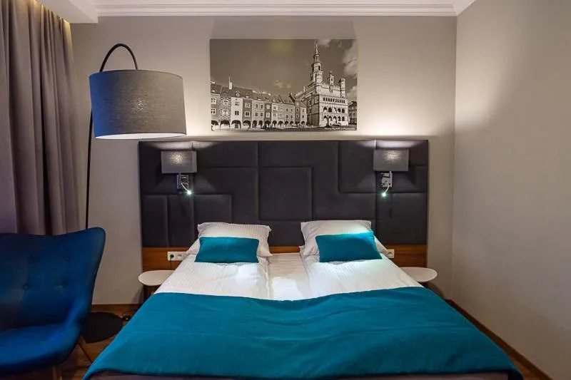 Photo of the whole room, Bed in Hotel Topaz Poznań Centrum