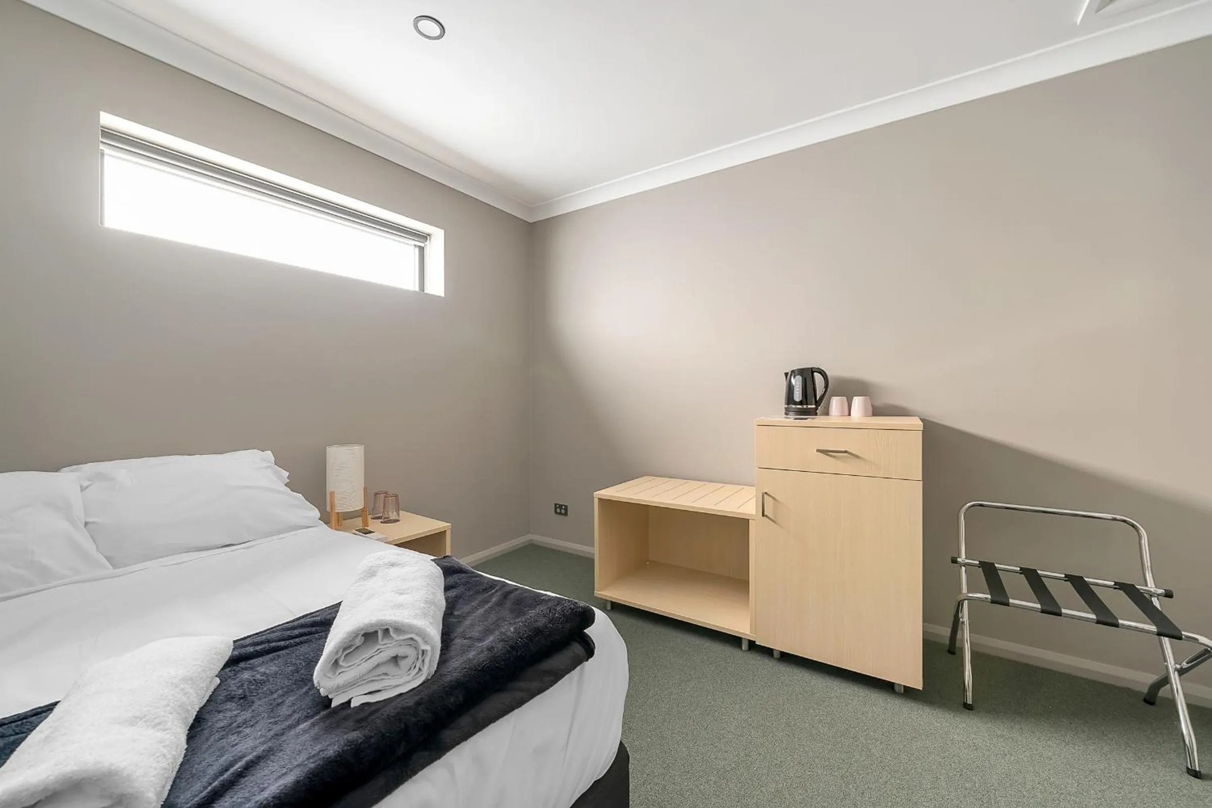 Bed in Illinois Hotel