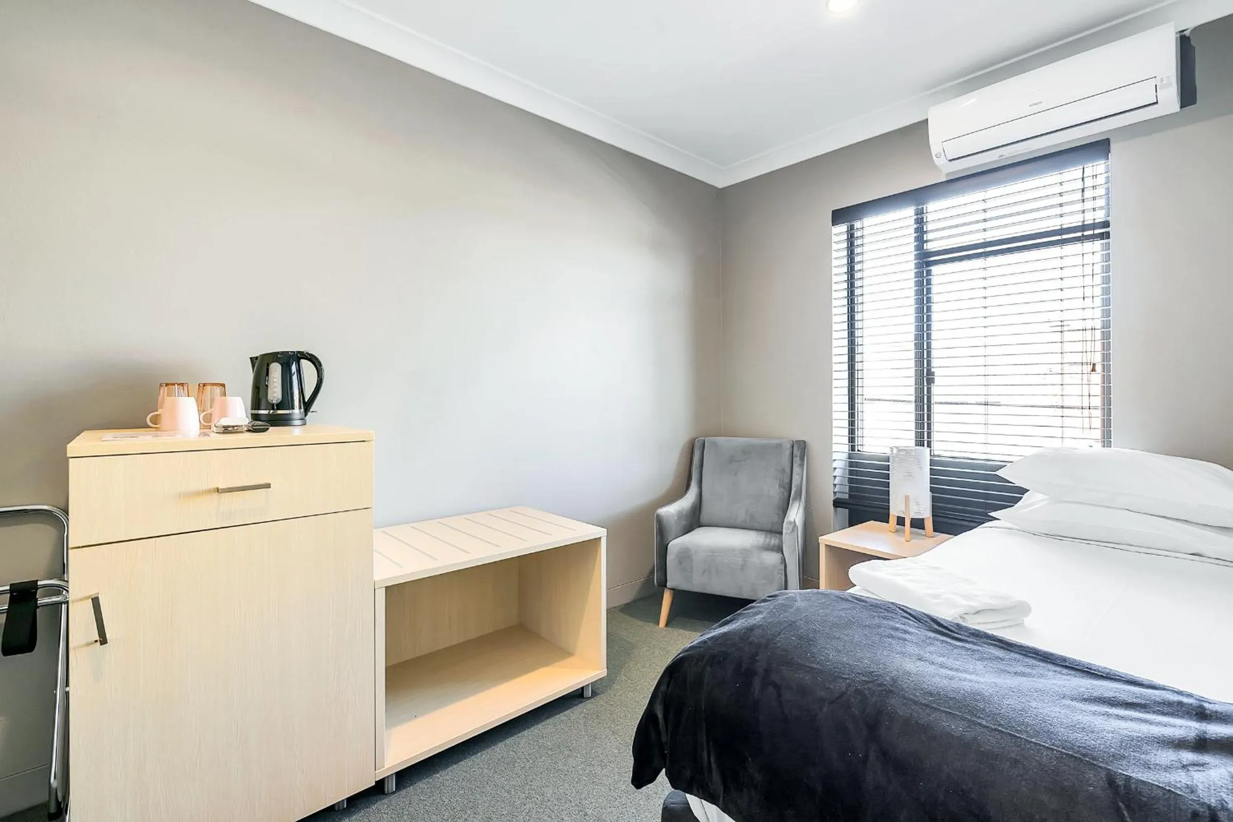 Bed in Illinois Hotel