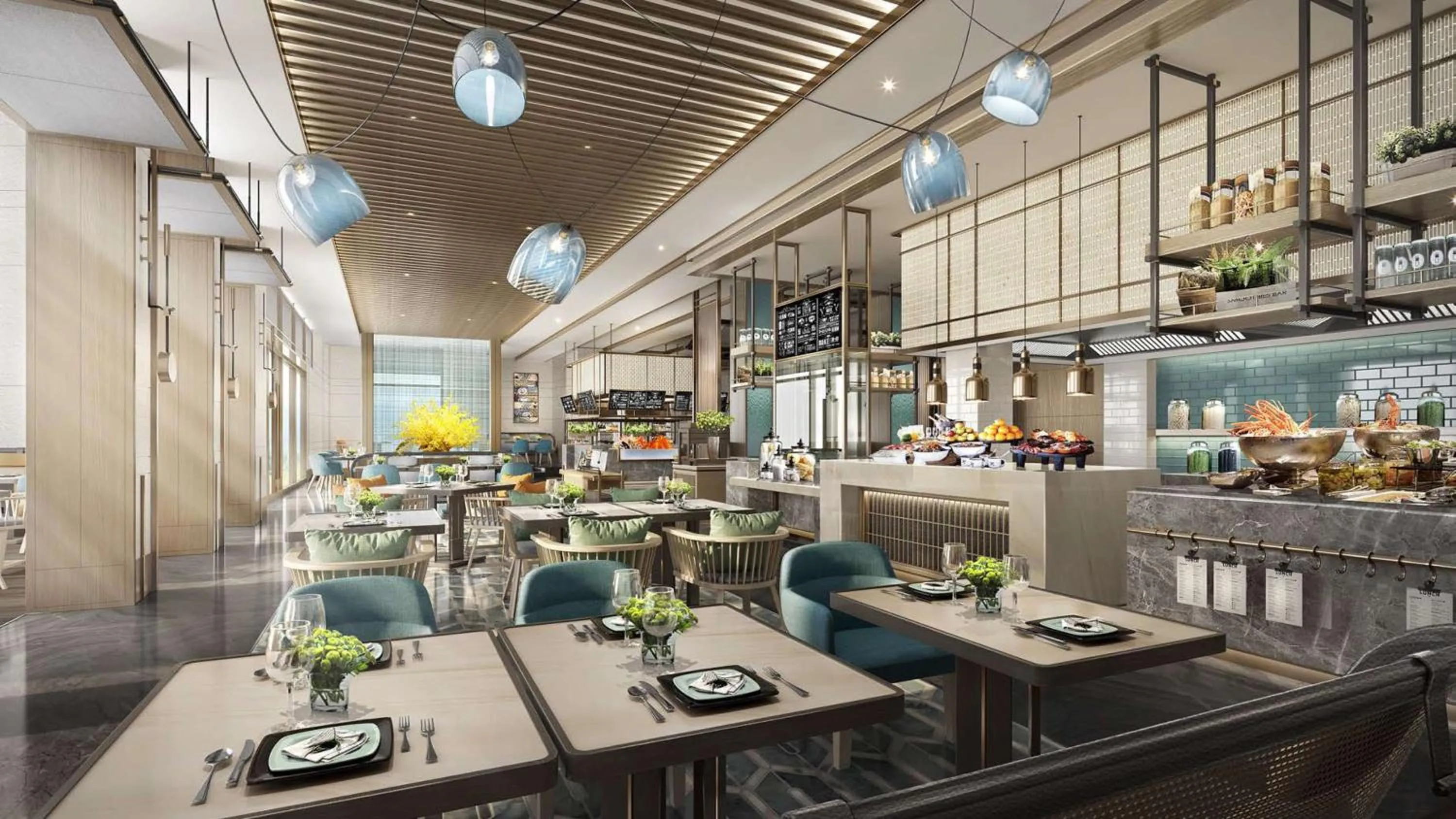 Restaurant/places to eat in Doubletree By Hilton Taizhou Shenxianju