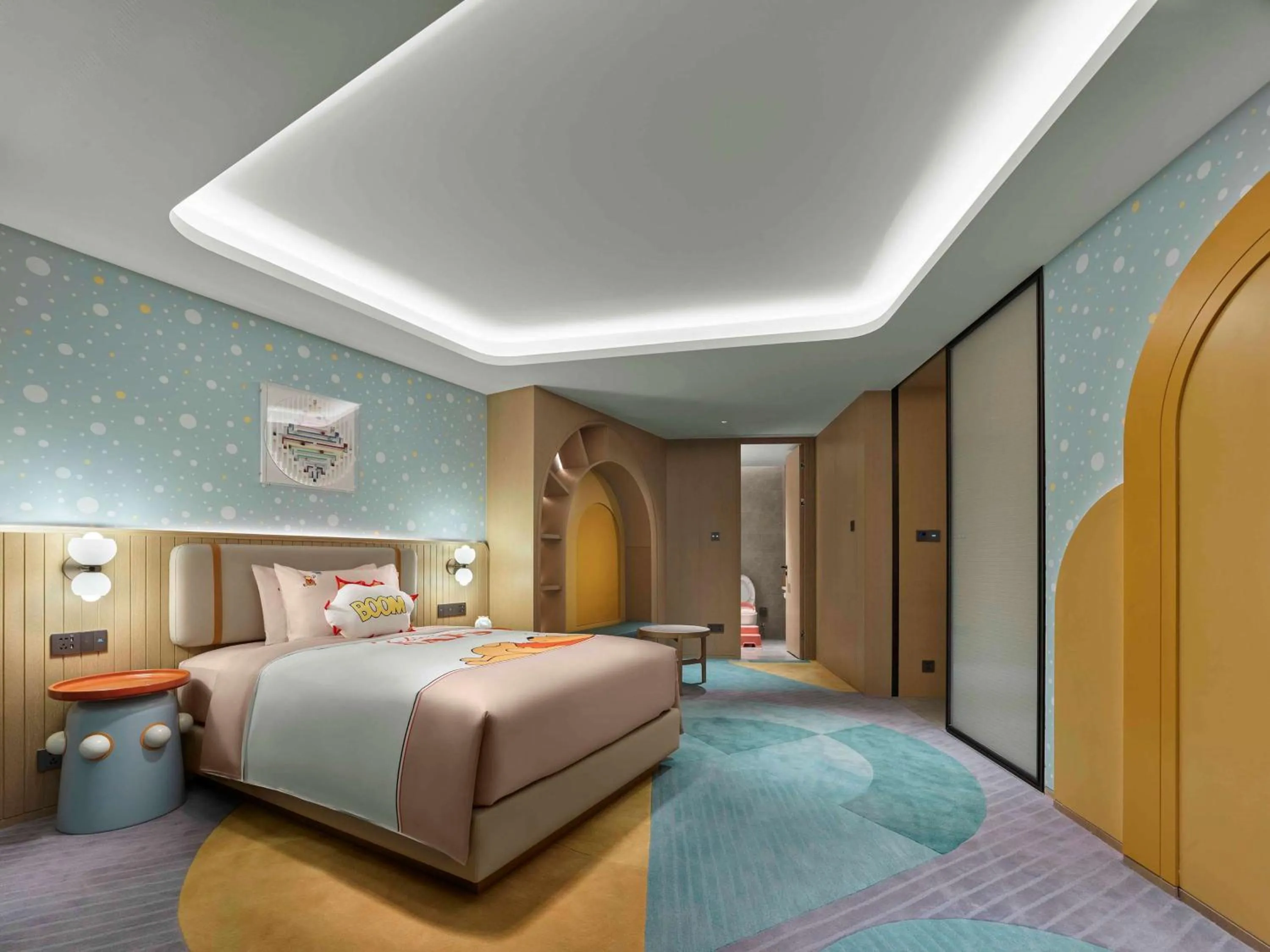 Bed in Doubletree By Hilton Taizhou Shenxianju