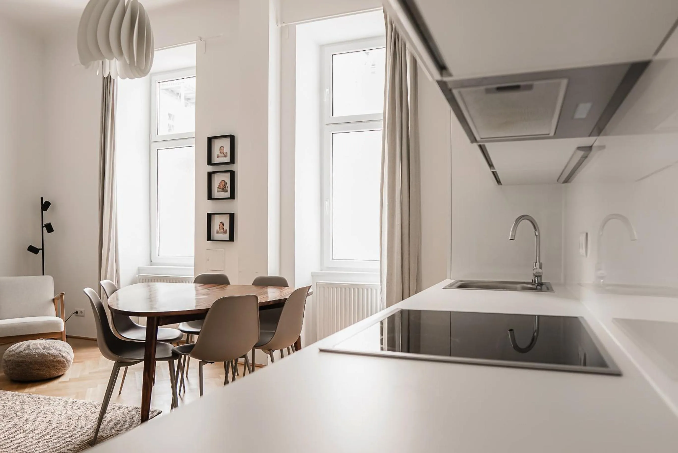 kitchen in HeyMi Apartments Zentagasse
