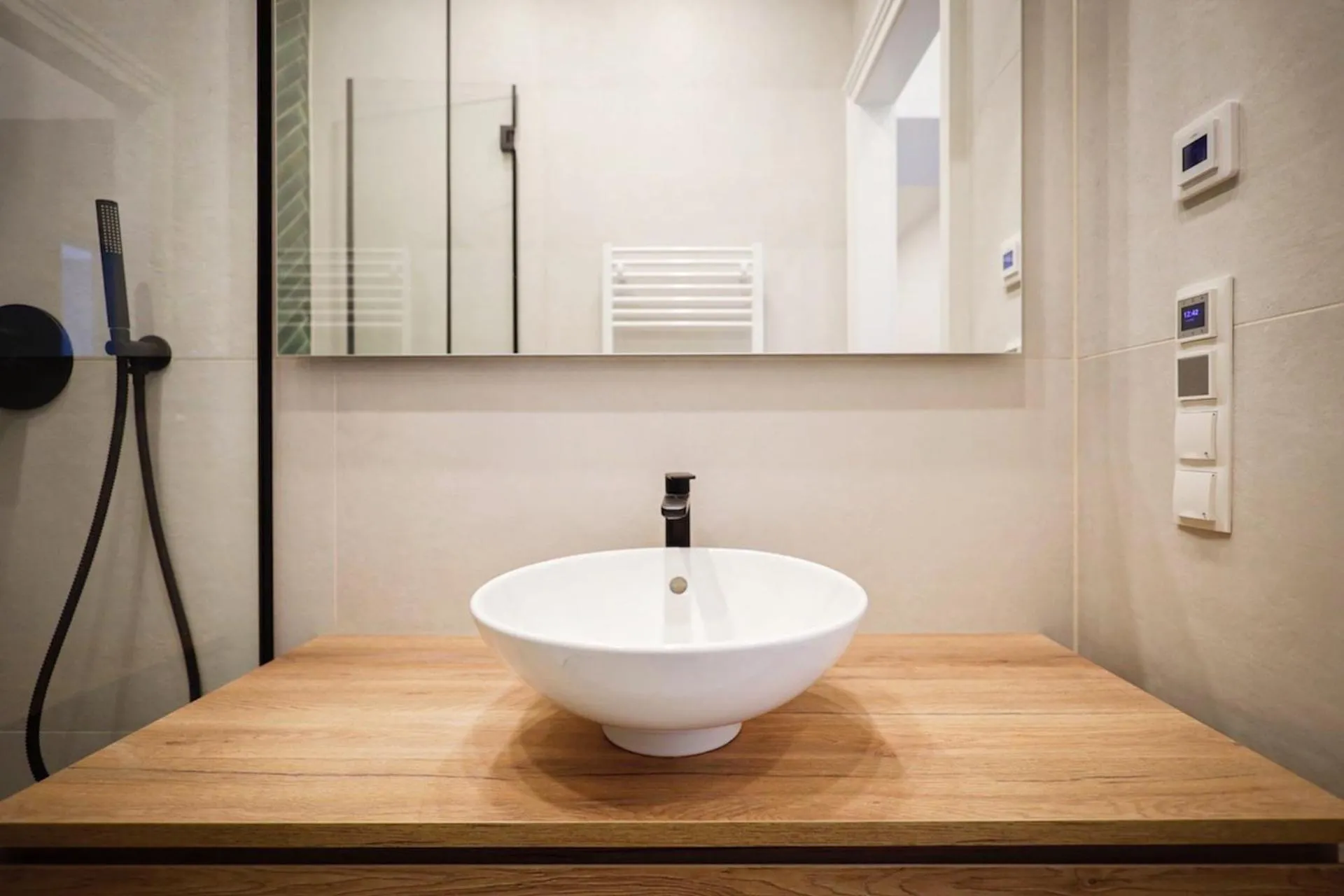 Bathroom in HeyMi Apartments Zentagasse
