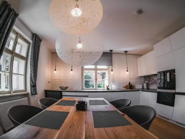 Dining area in Vila Pražská