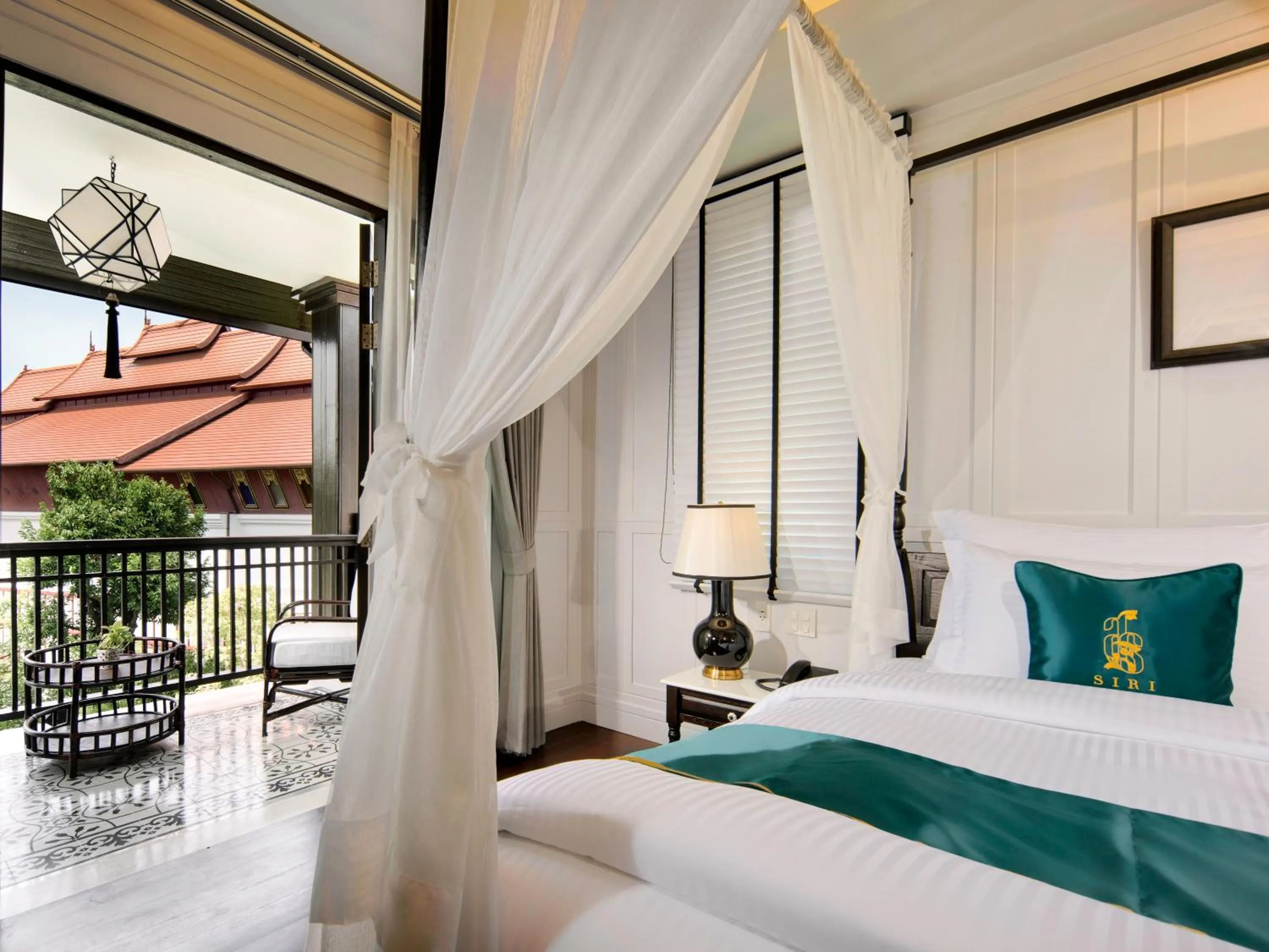 Balcony/Terrace, Bed in Siri Village Chiang Mai