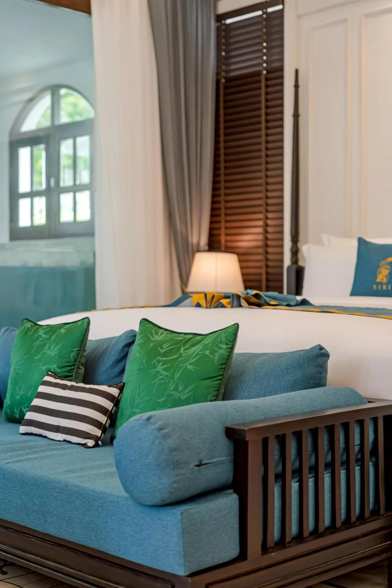 Living room, Bed in Siri Village Chiang Mai