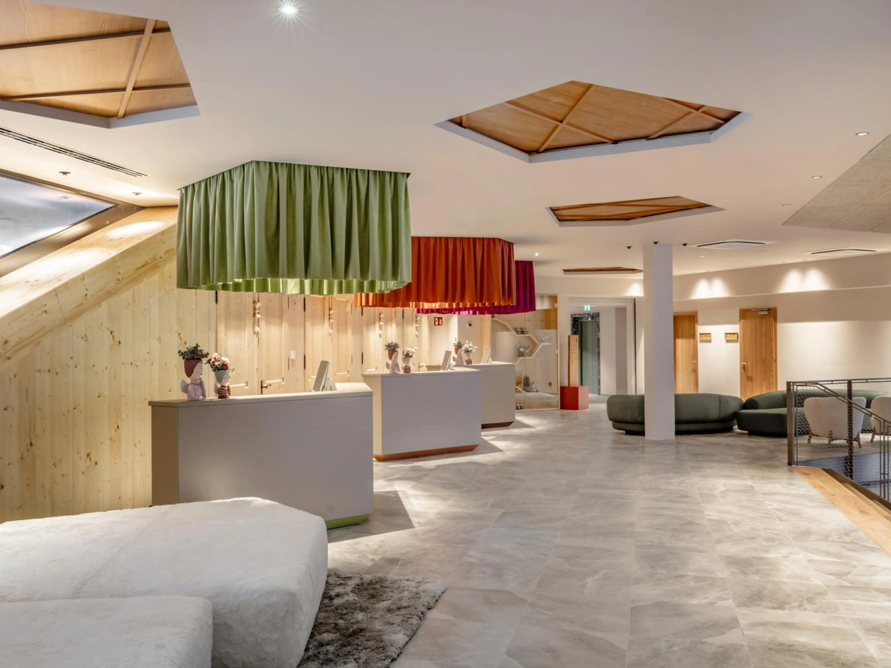 Lobby or reception in Falkensteiner Family Hotel Montafon - The Leading Hotels of the World