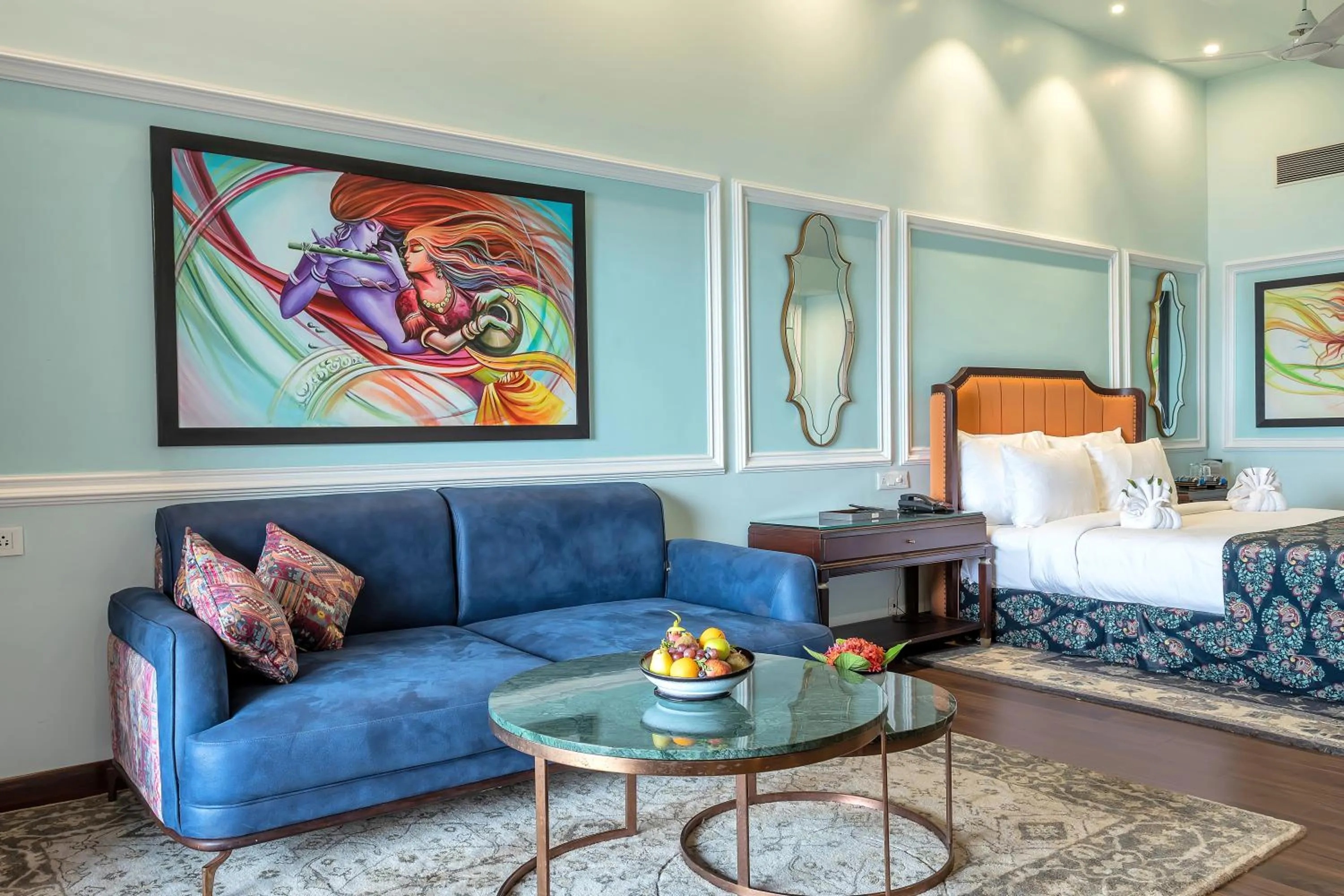 Bed in Mayfair On Sea, Morjim Beach, Goa