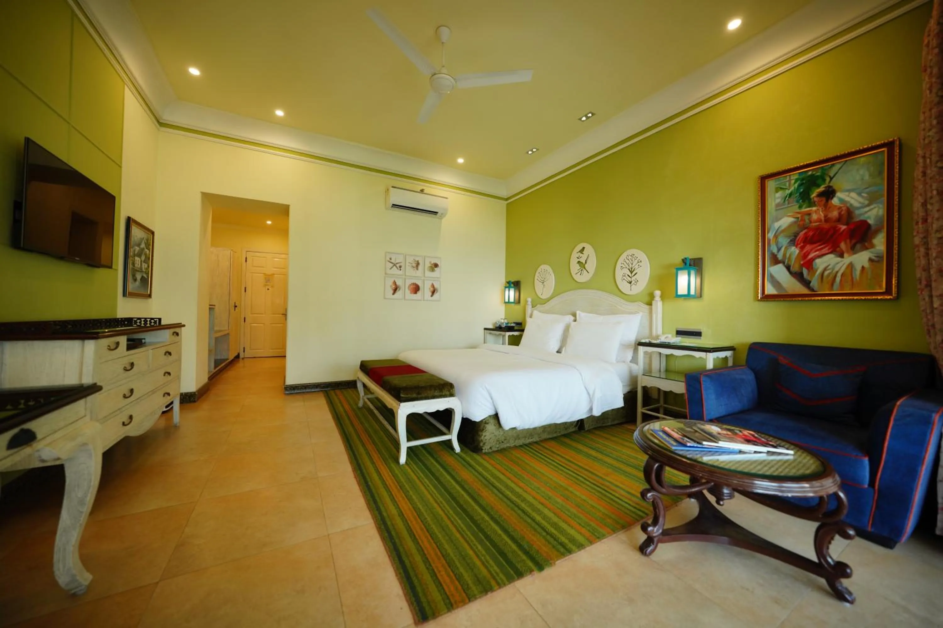Bedroom in Mayfair On Sea, Morjim Beach, Goa