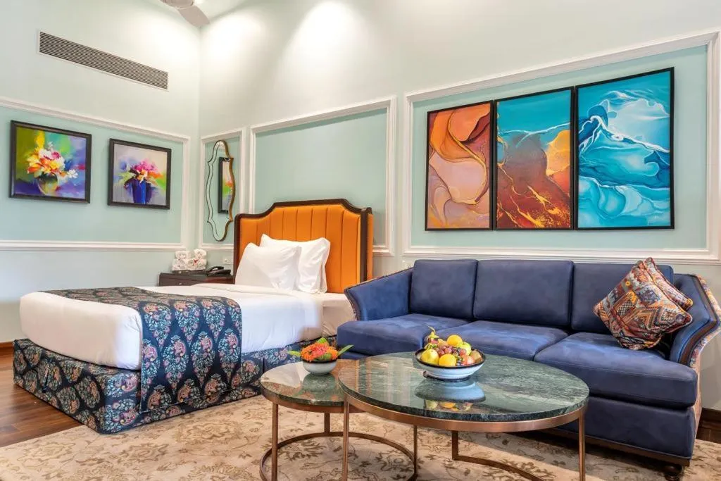 Seating area in Mayfair On Sea, Morjim Beach, Goa