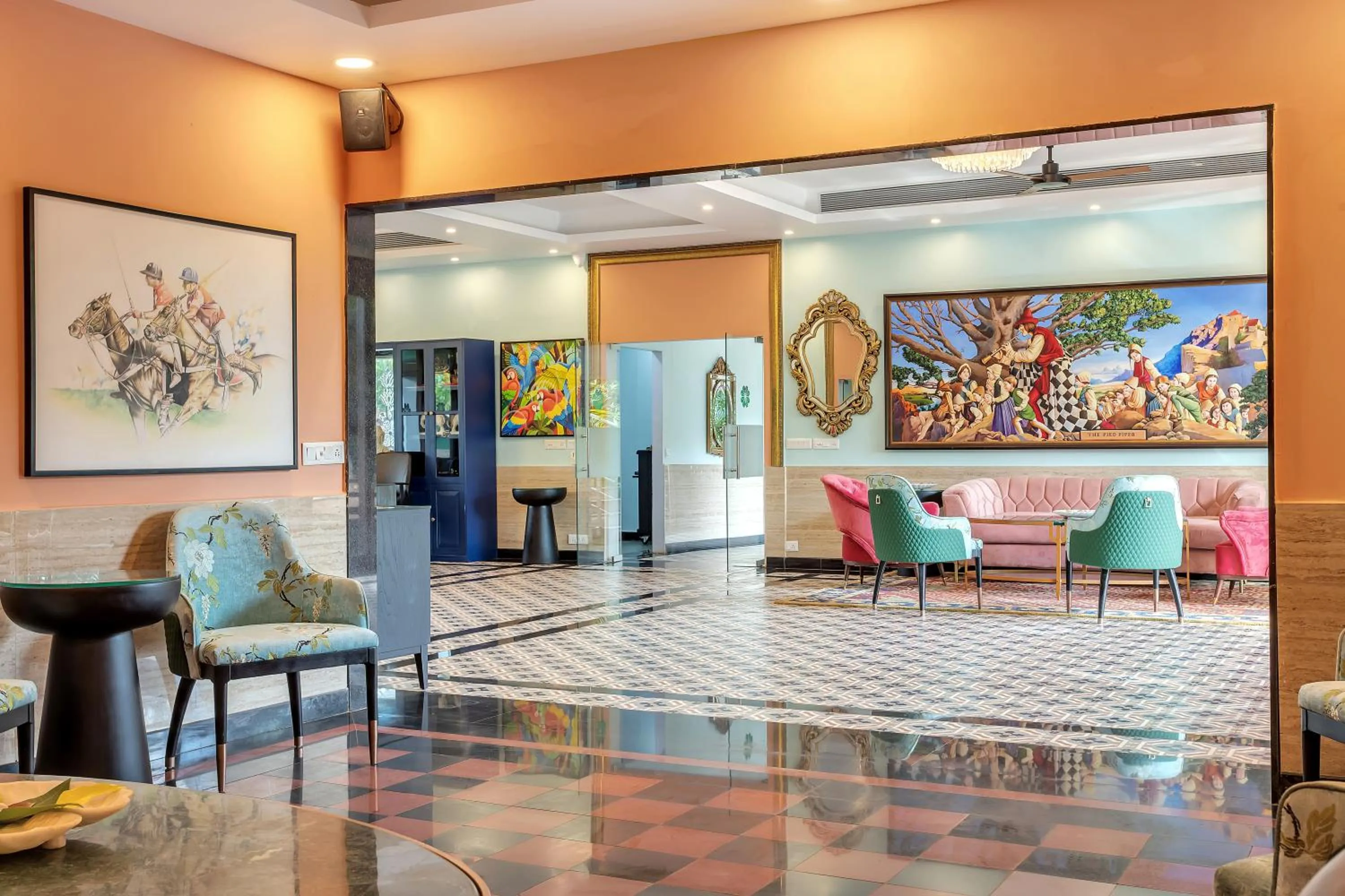 Lobby or reception in Mayfair On Sea, Morjim Beach, Goa