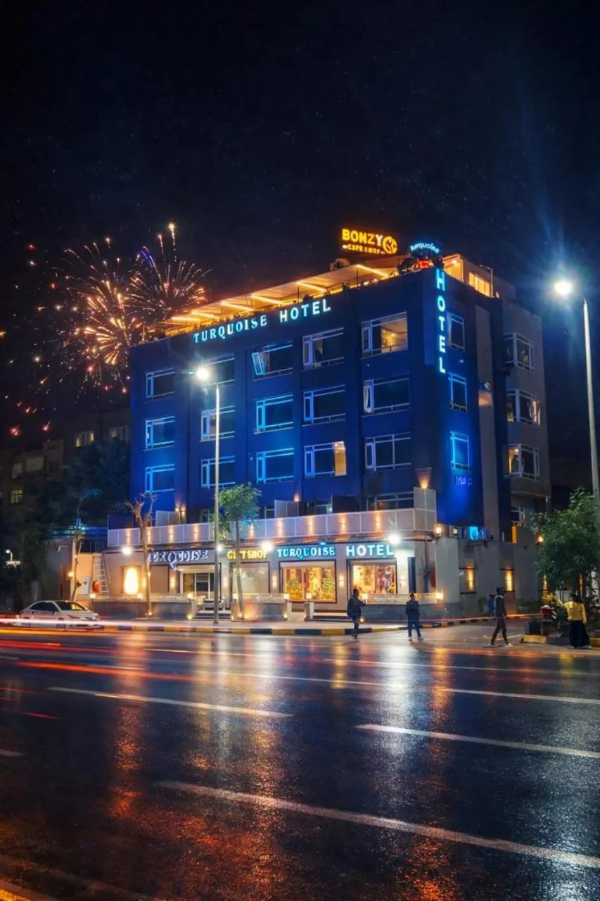 Property building in Turquoise Pyramids & Grand Egyptian museum view Hotel