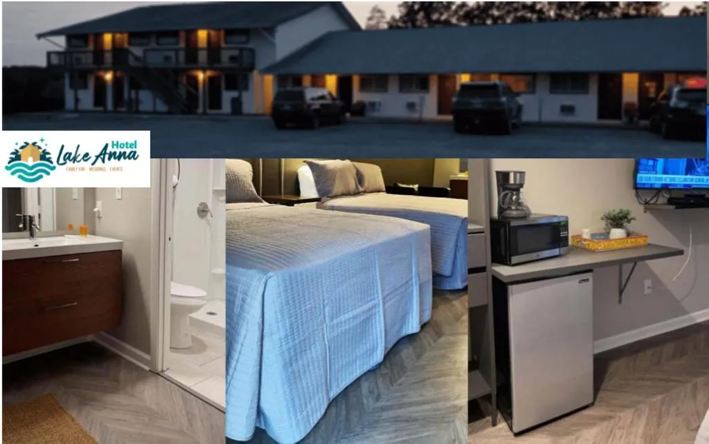 Bed in Hotel Lake Anna