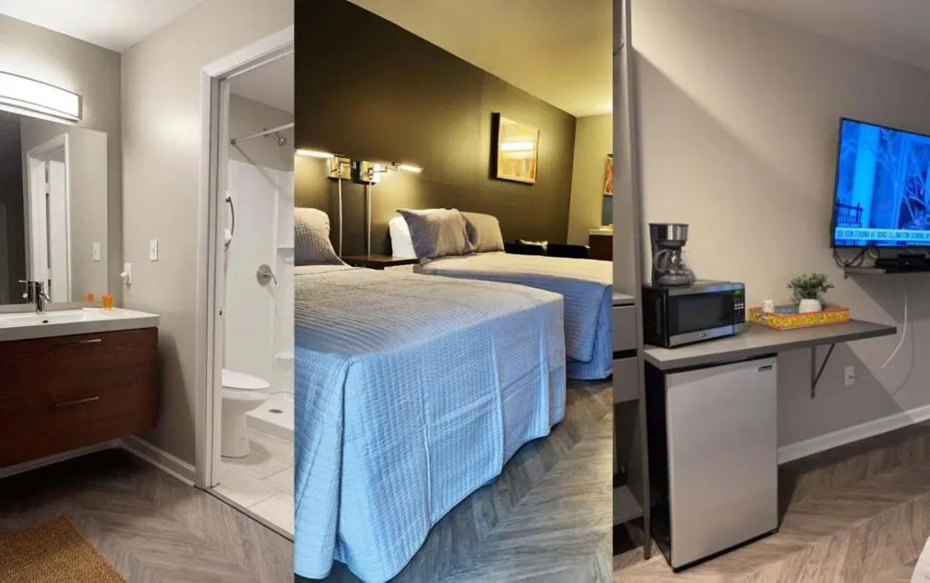 Bed in Hotel Lake Anna