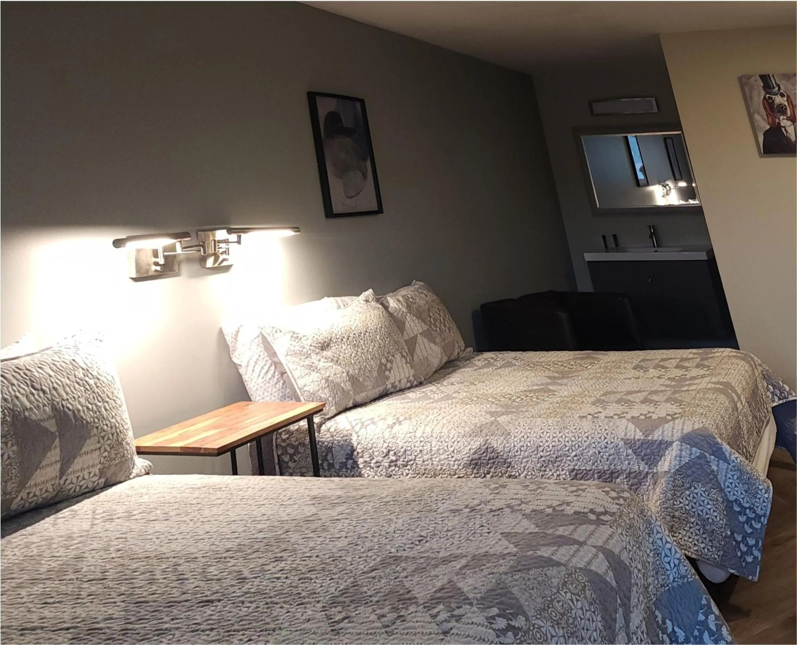 Bed in Hotel Lake Anna