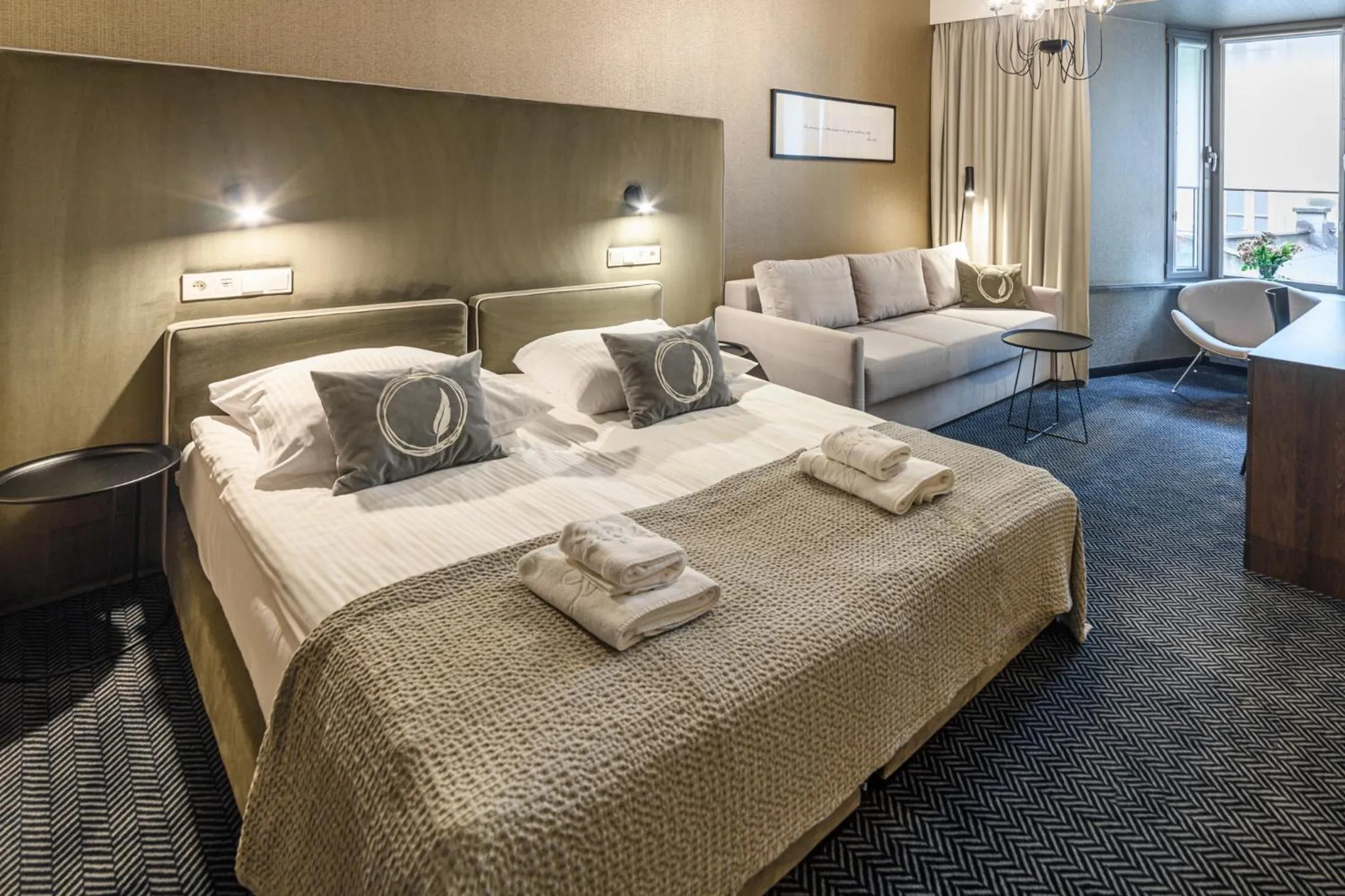 Photo of the whole room, Bed in Hotel Logos Kraków