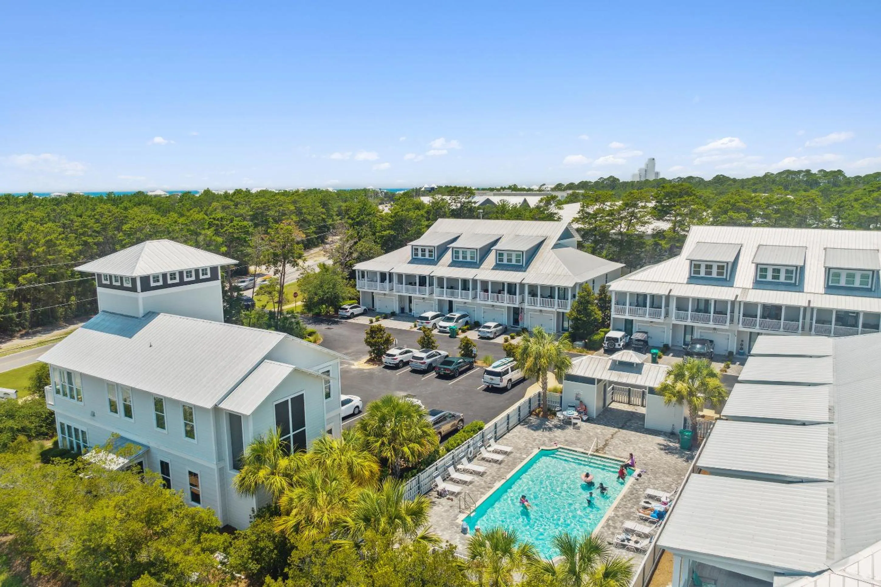 Property building in 30A Townhomes at Seagrove by Panhandle Getaways