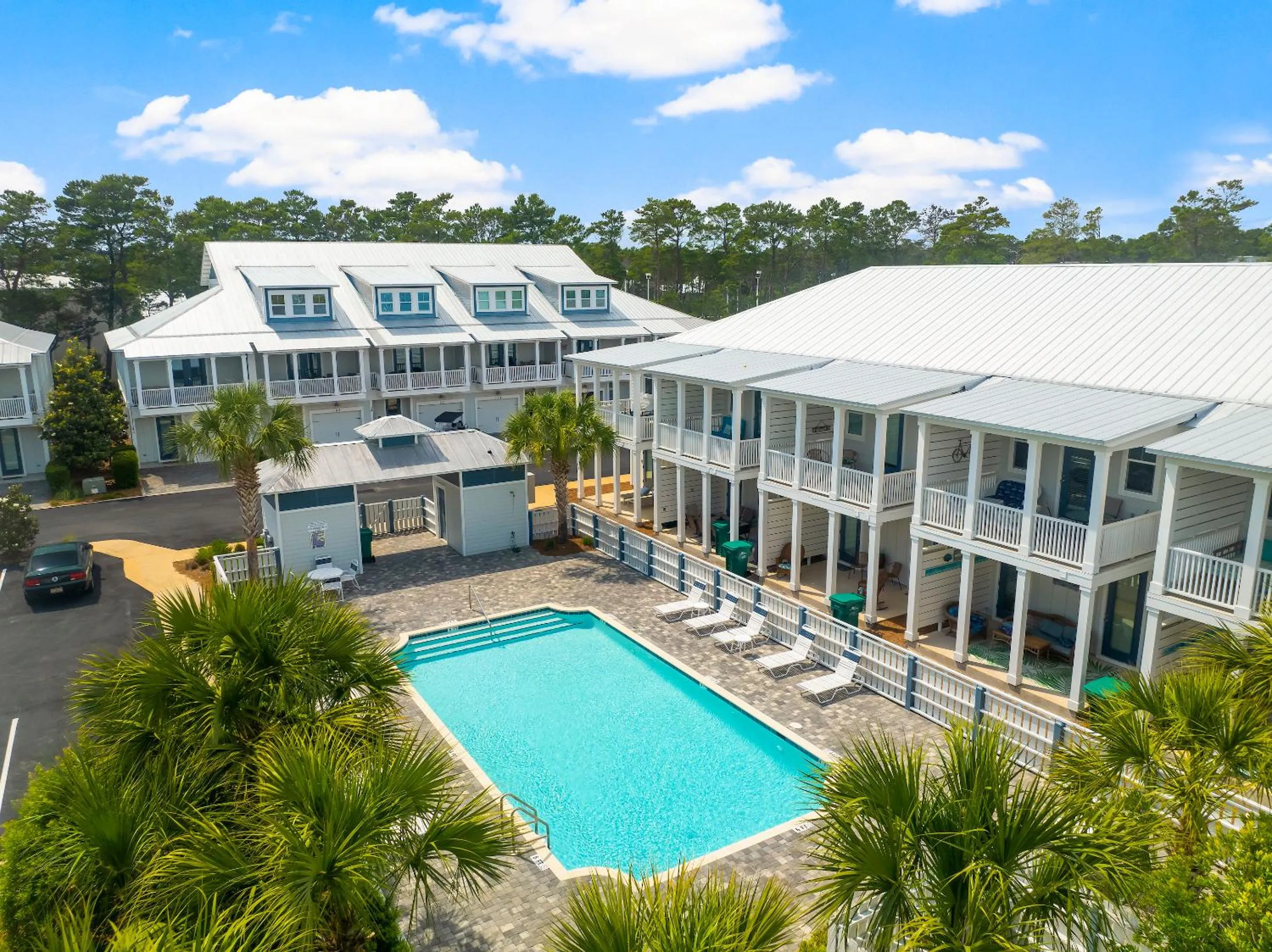 Property building in 30A Townhomes at Seagrove by Panhandle Getaways