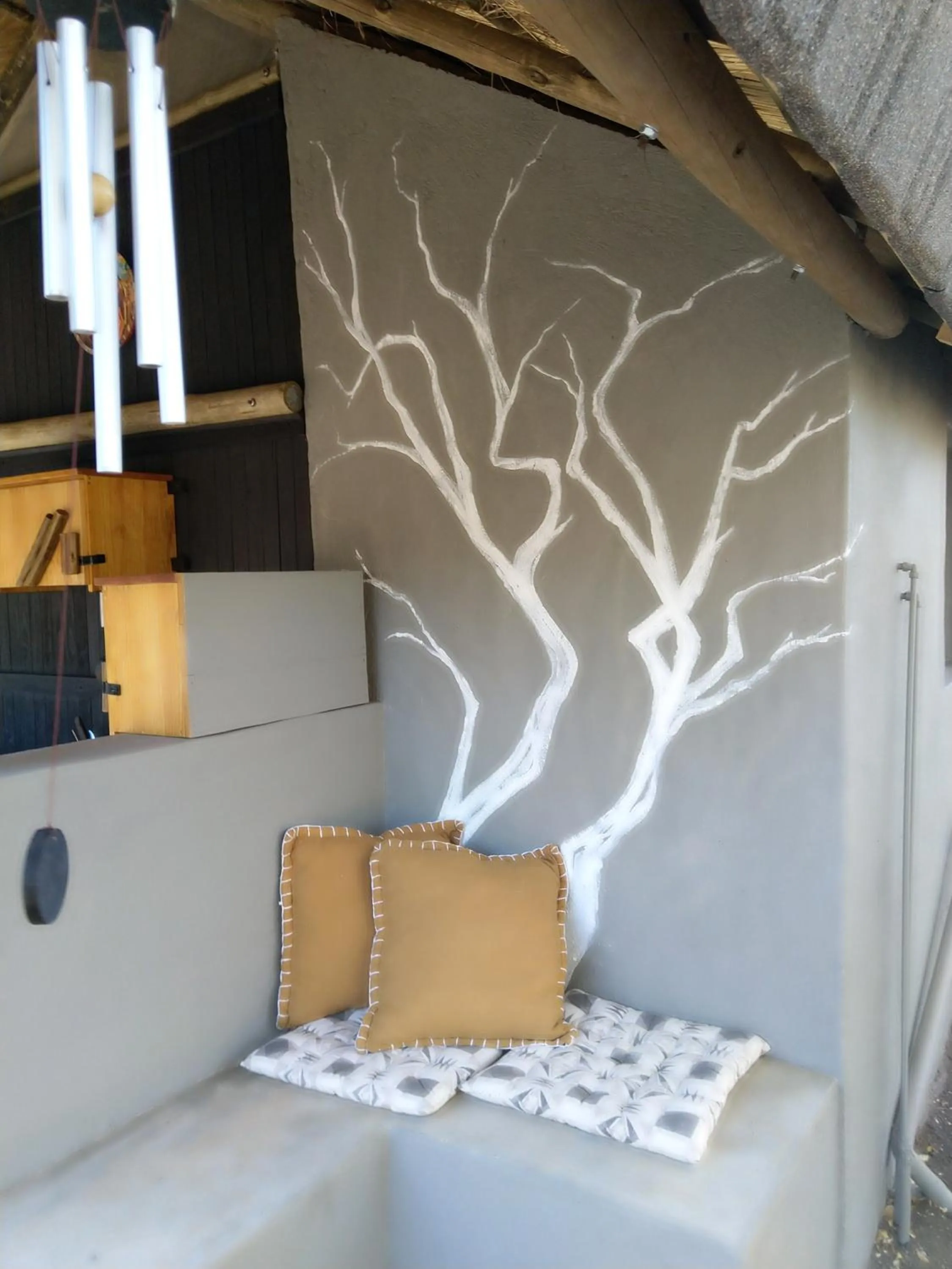 Decorative detail in Off Beat Safaris Bush Lodge