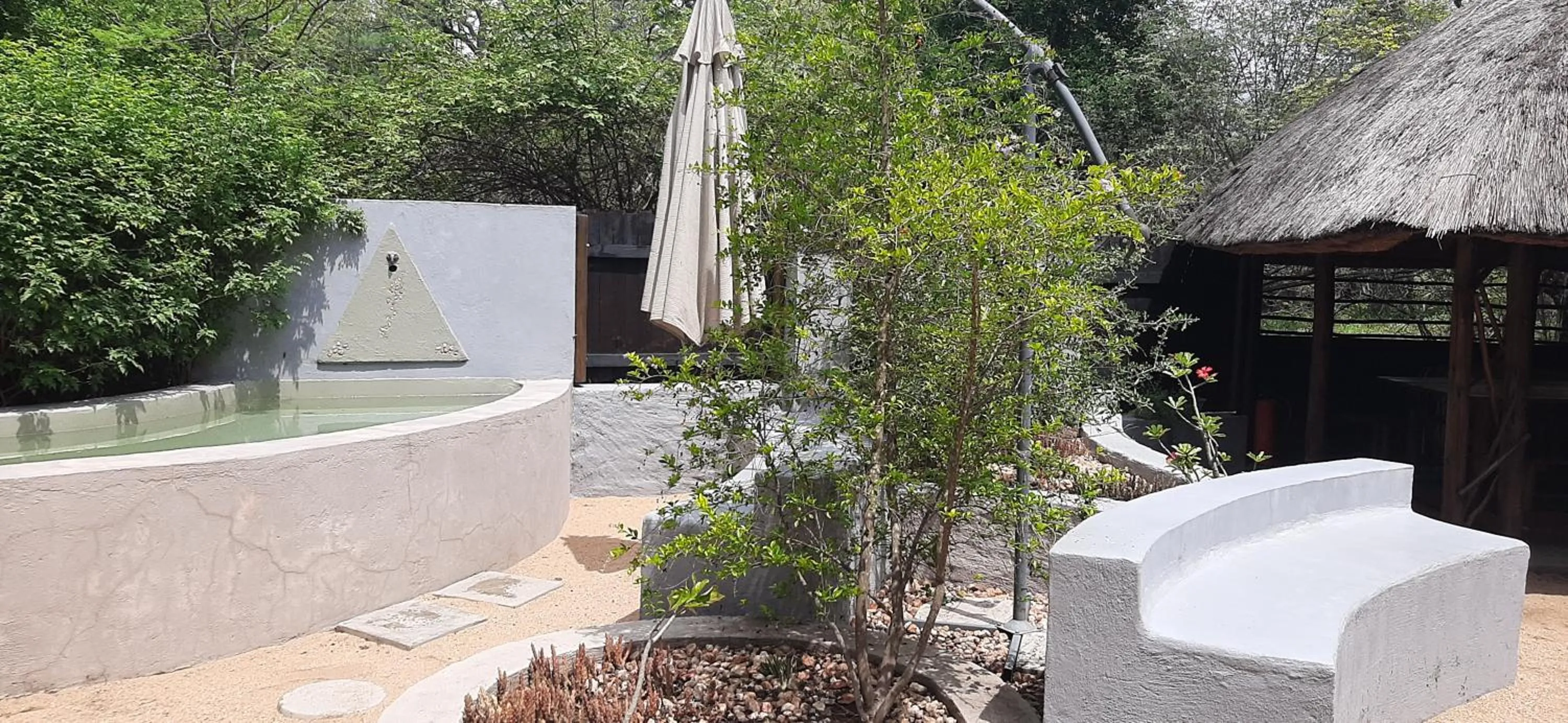 Swimming pool in Off Beat Safaris Bush Lodge