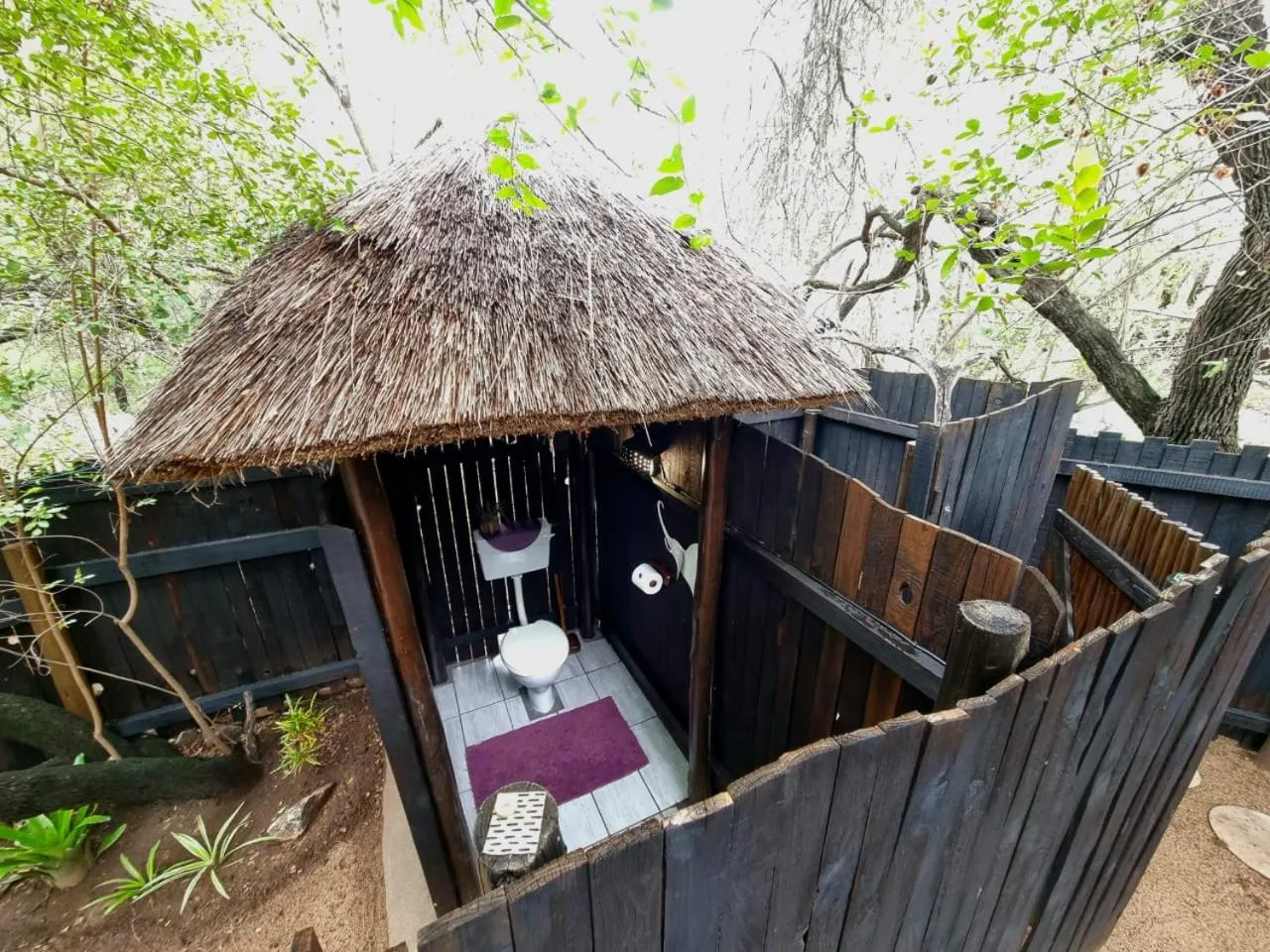 Bathroom in Off Beat Safaris Bush Lodge