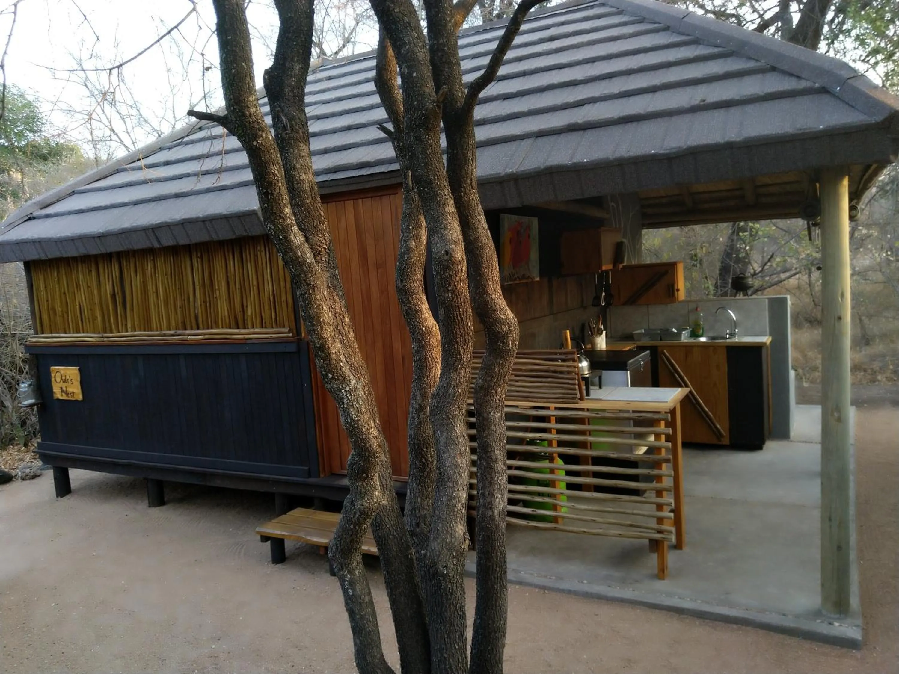 Decorative detail in Off Beat Safaris Bush Lodge