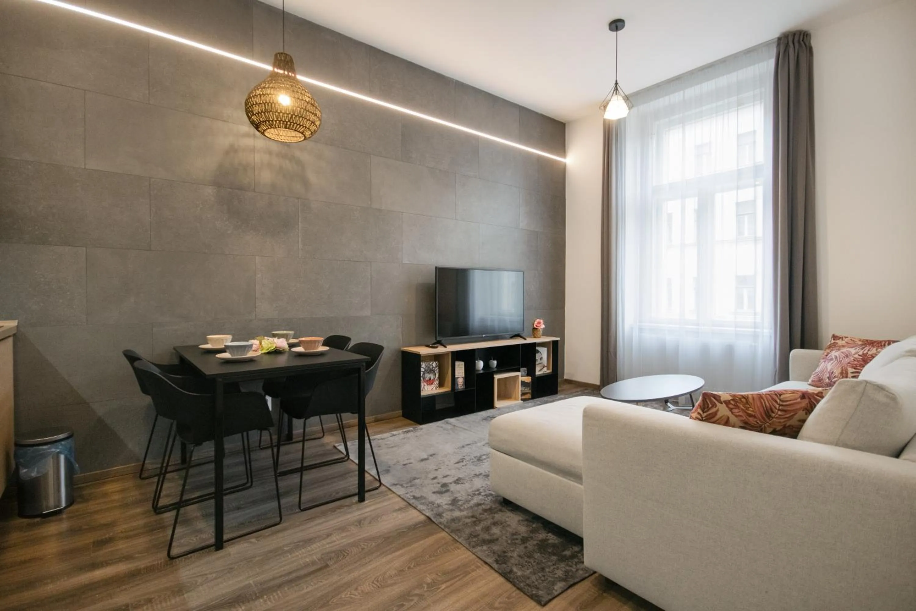 Living room in CORU House