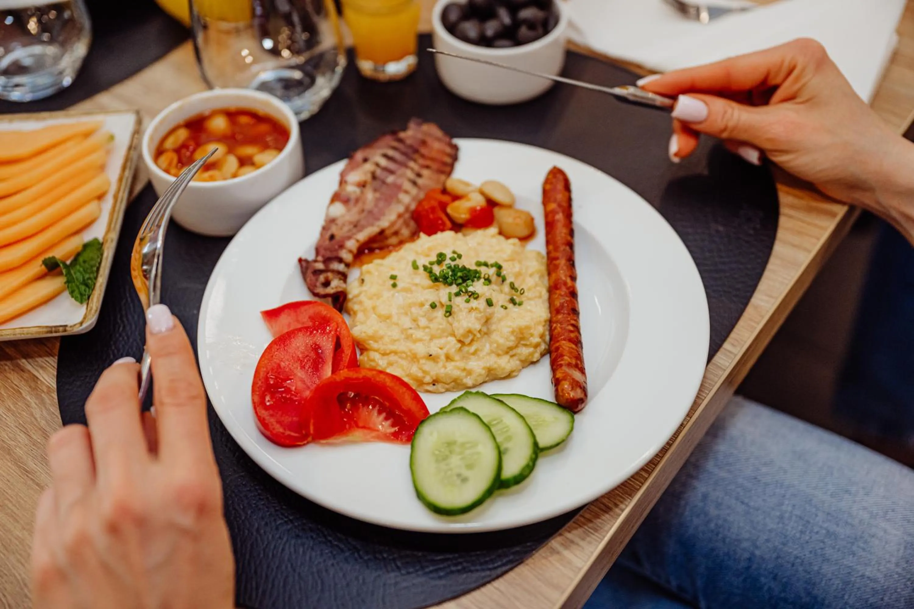 Food and drinks in Boutique Eco Hotel Sasanka