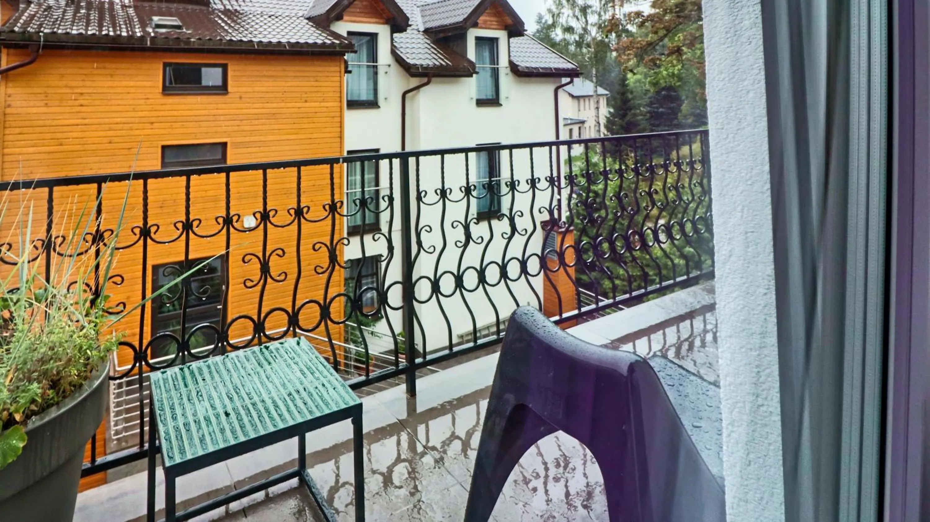 Balcony/Terrace in Boutique Eco Hotel Sasanka