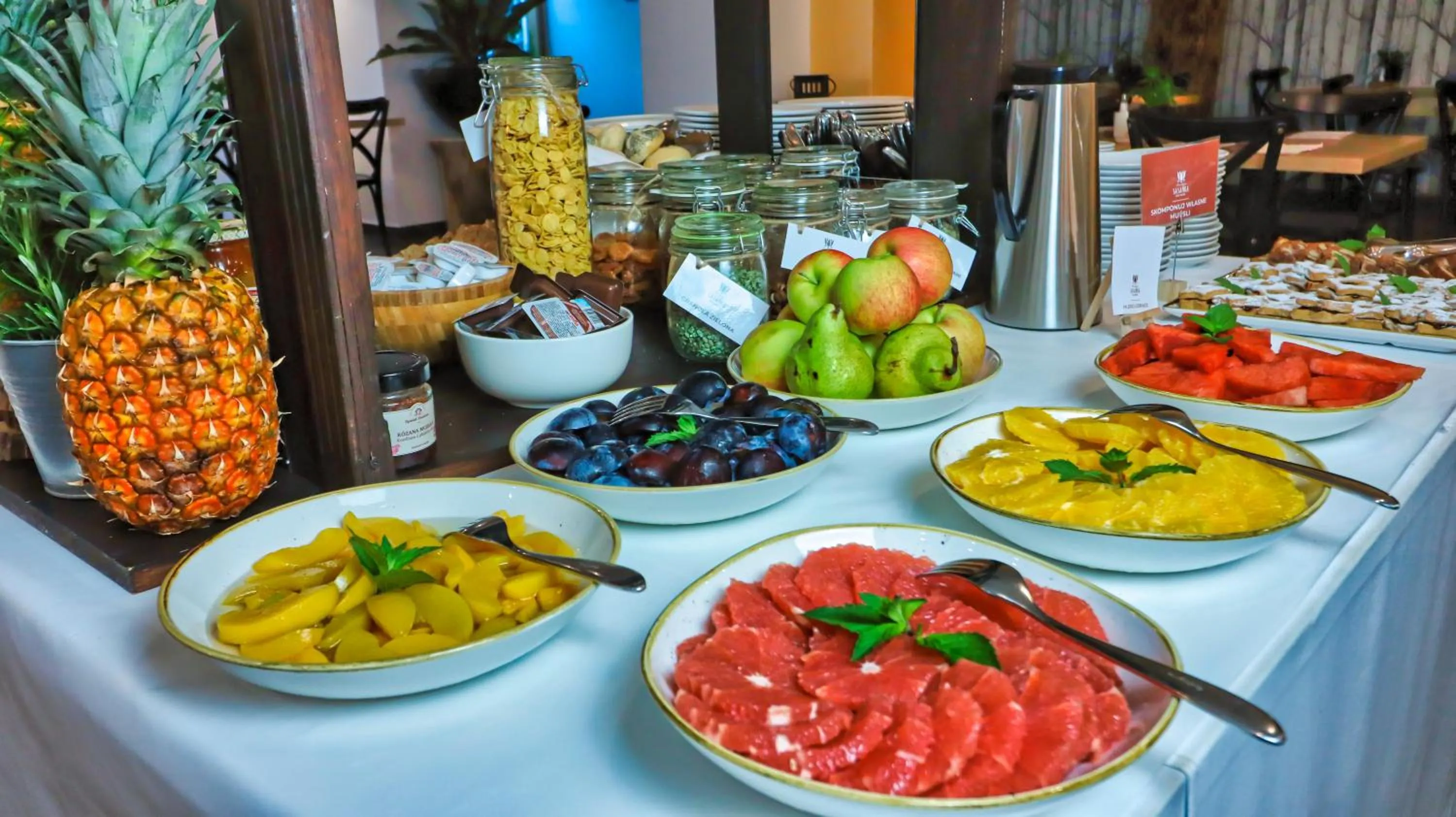 Food and drinks in Boutique Eco Hotel Sasanka