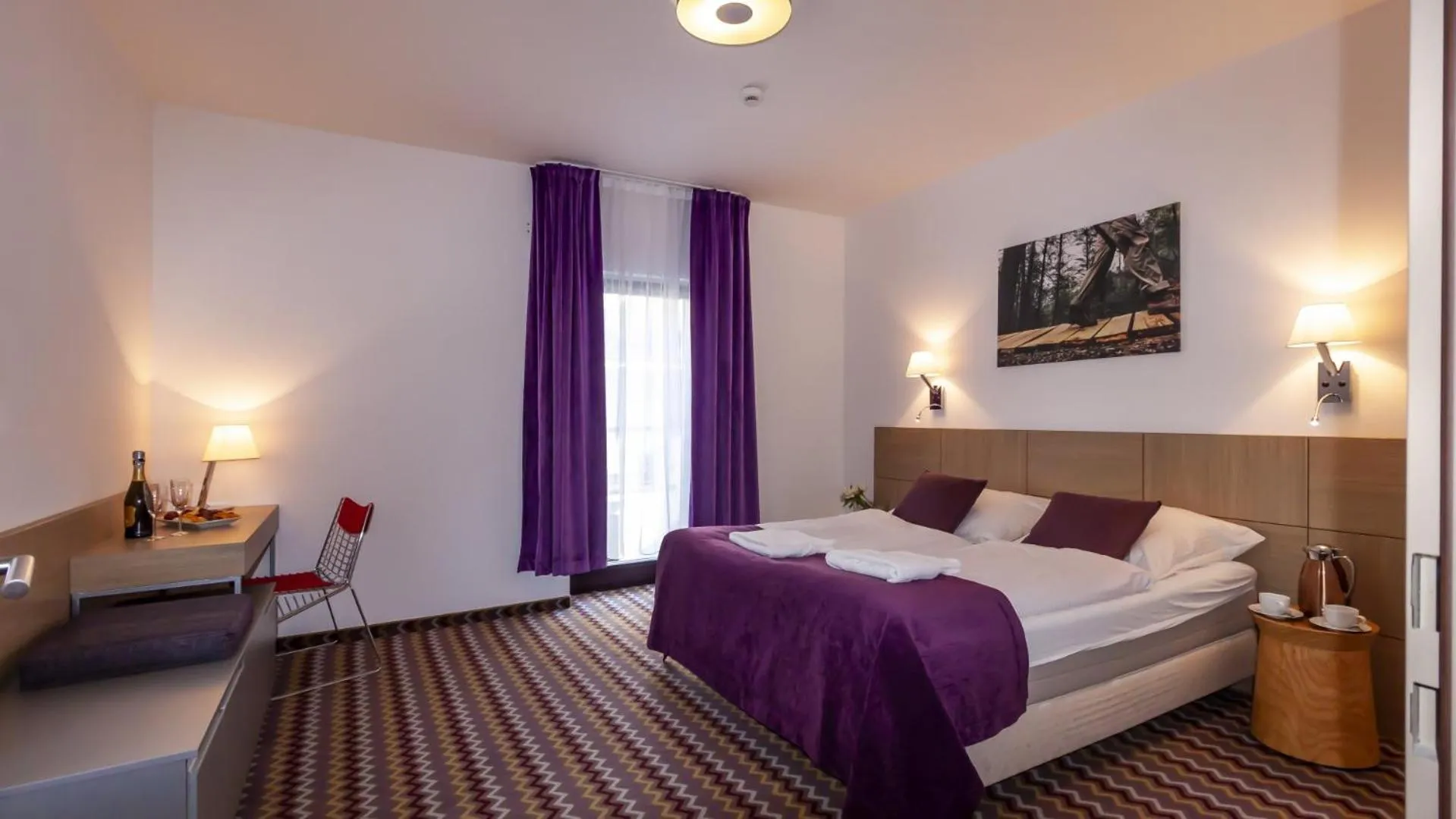 Bed in Boutique Eco Hotel Sasanka