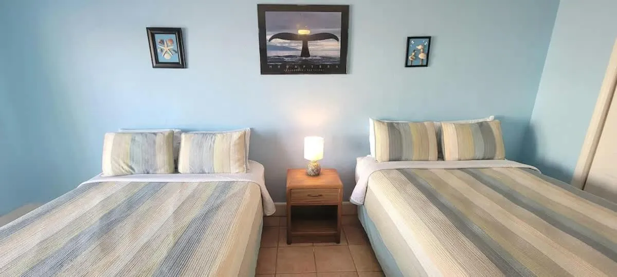 Bed in Sparky's Pool House