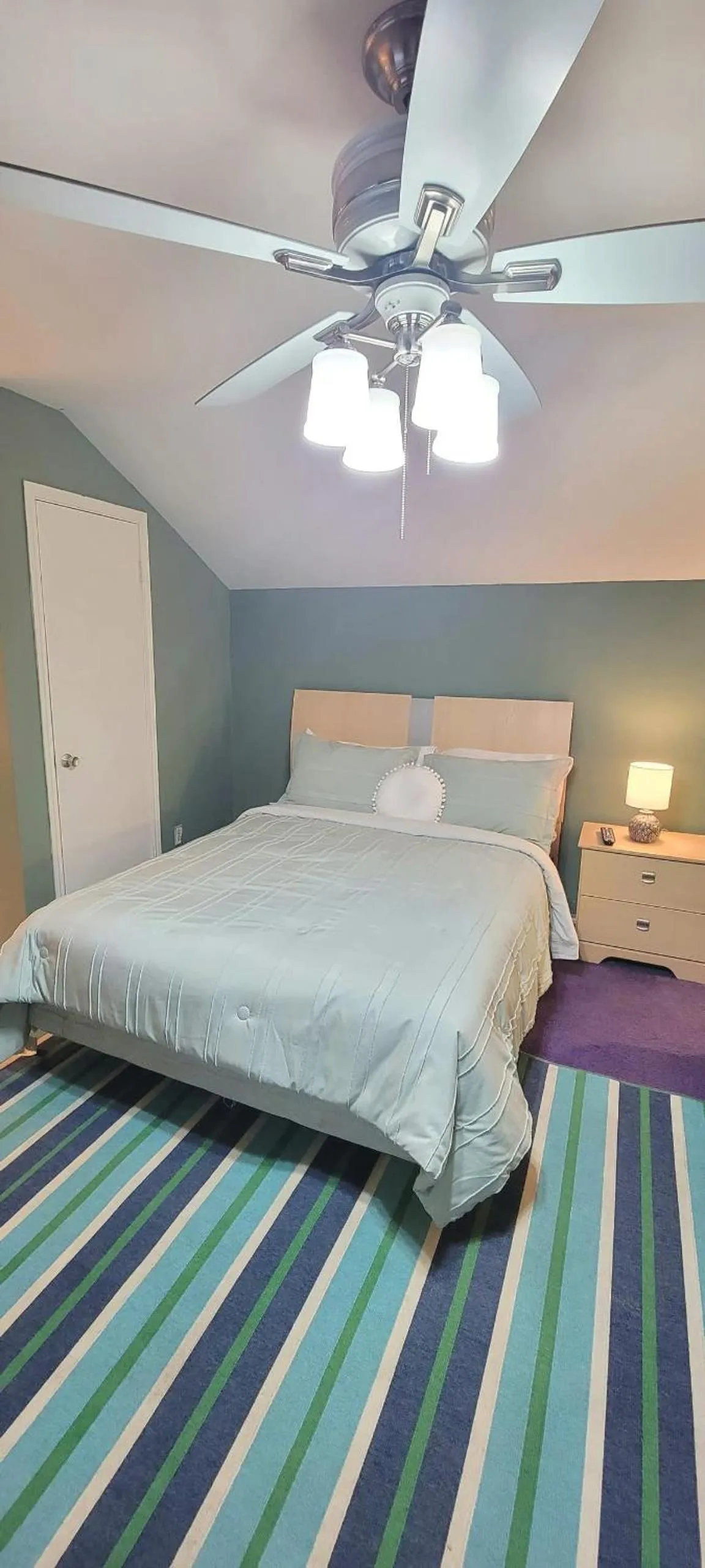 Bed in Sparky's Pool House