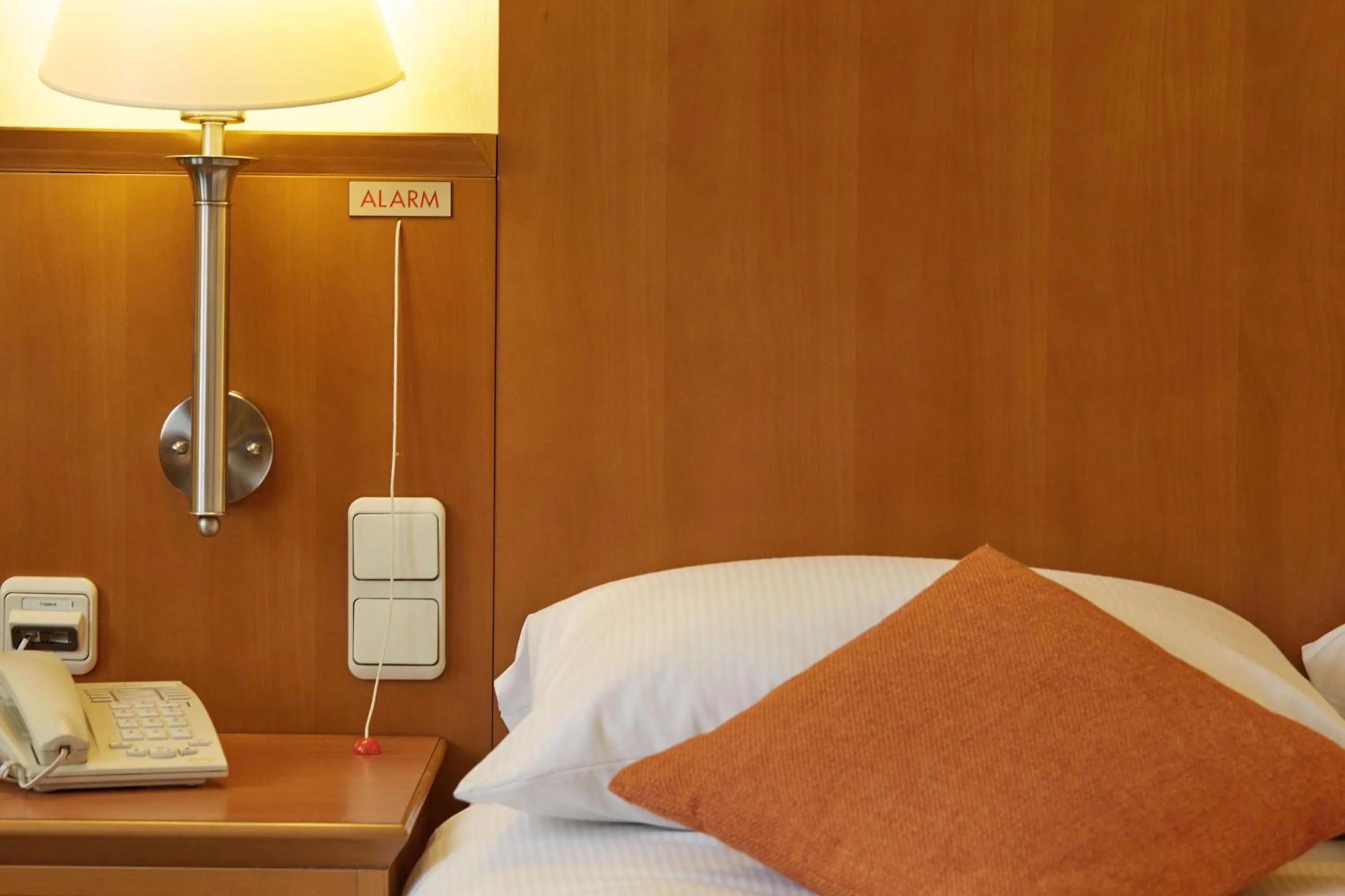 Bedroom, Bed in Scandic Wrocław