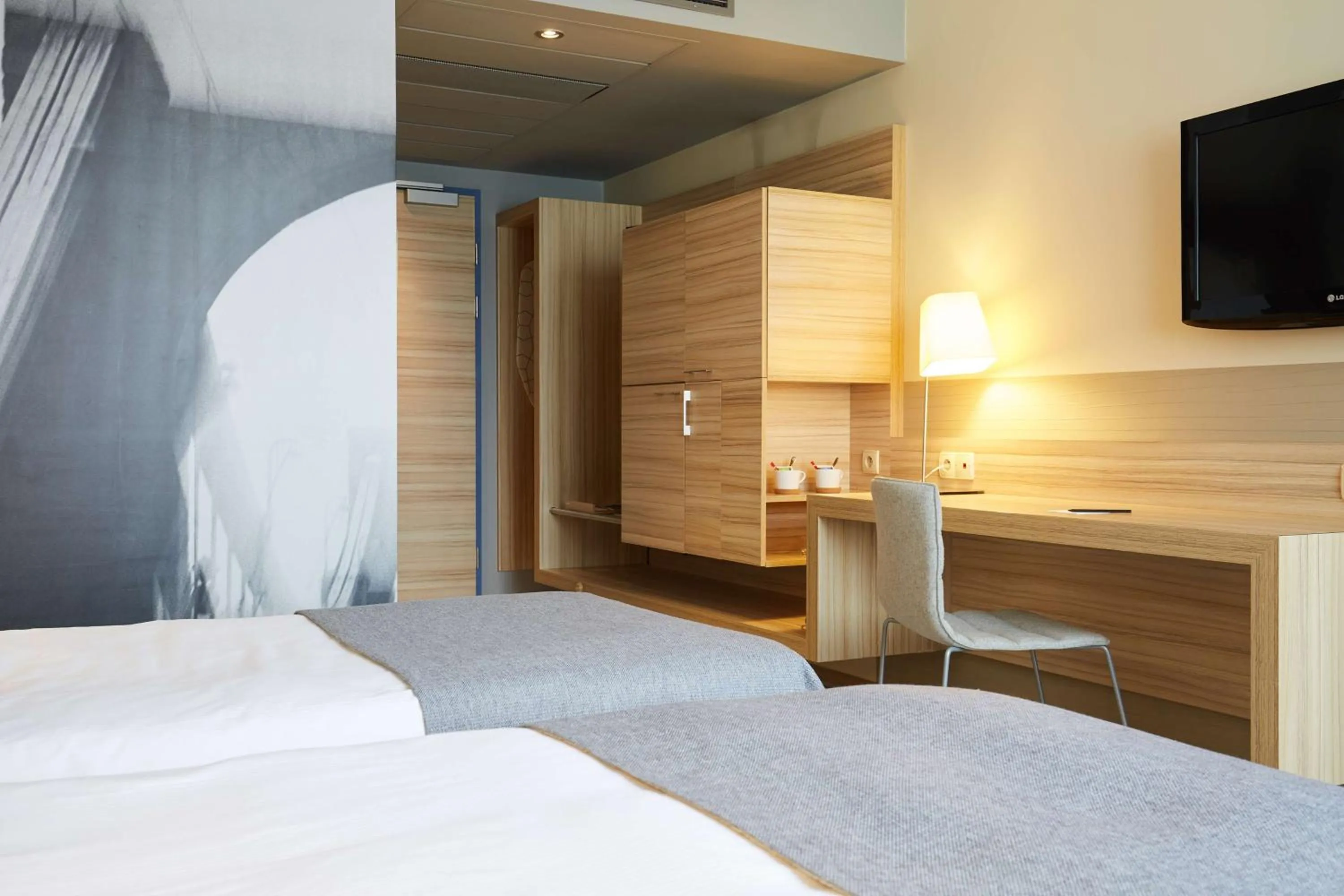 Decorative detail, Bed in Scandic Wrocław