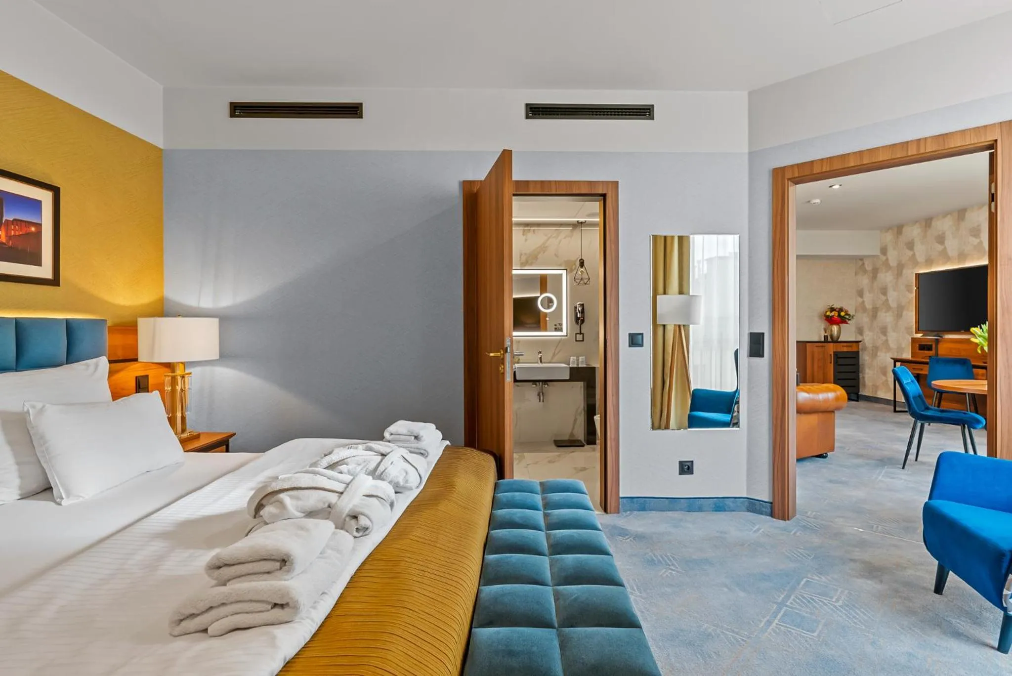 Bed in Hotel Diament Plaza Katowice