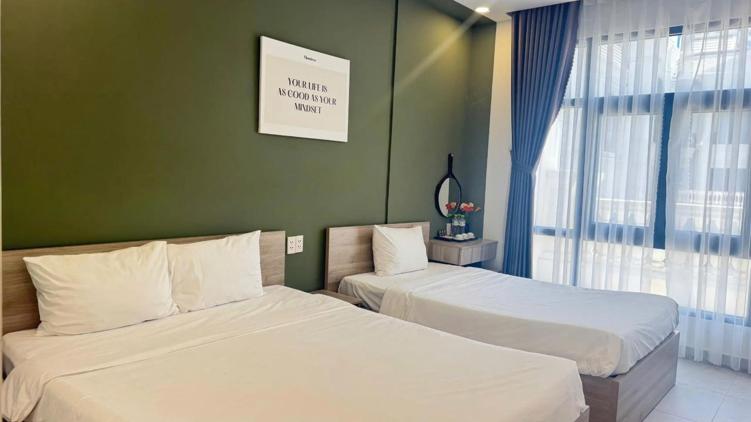 Bed in Lalisa Hotel Grand World Phu Quoc