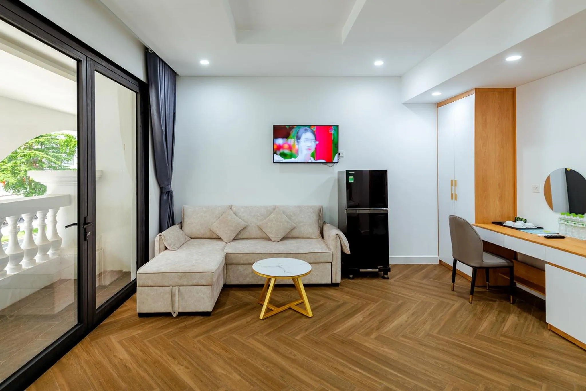 Communal lounge/ TV room in Lalisa Hotel Grand World Phu Quoc