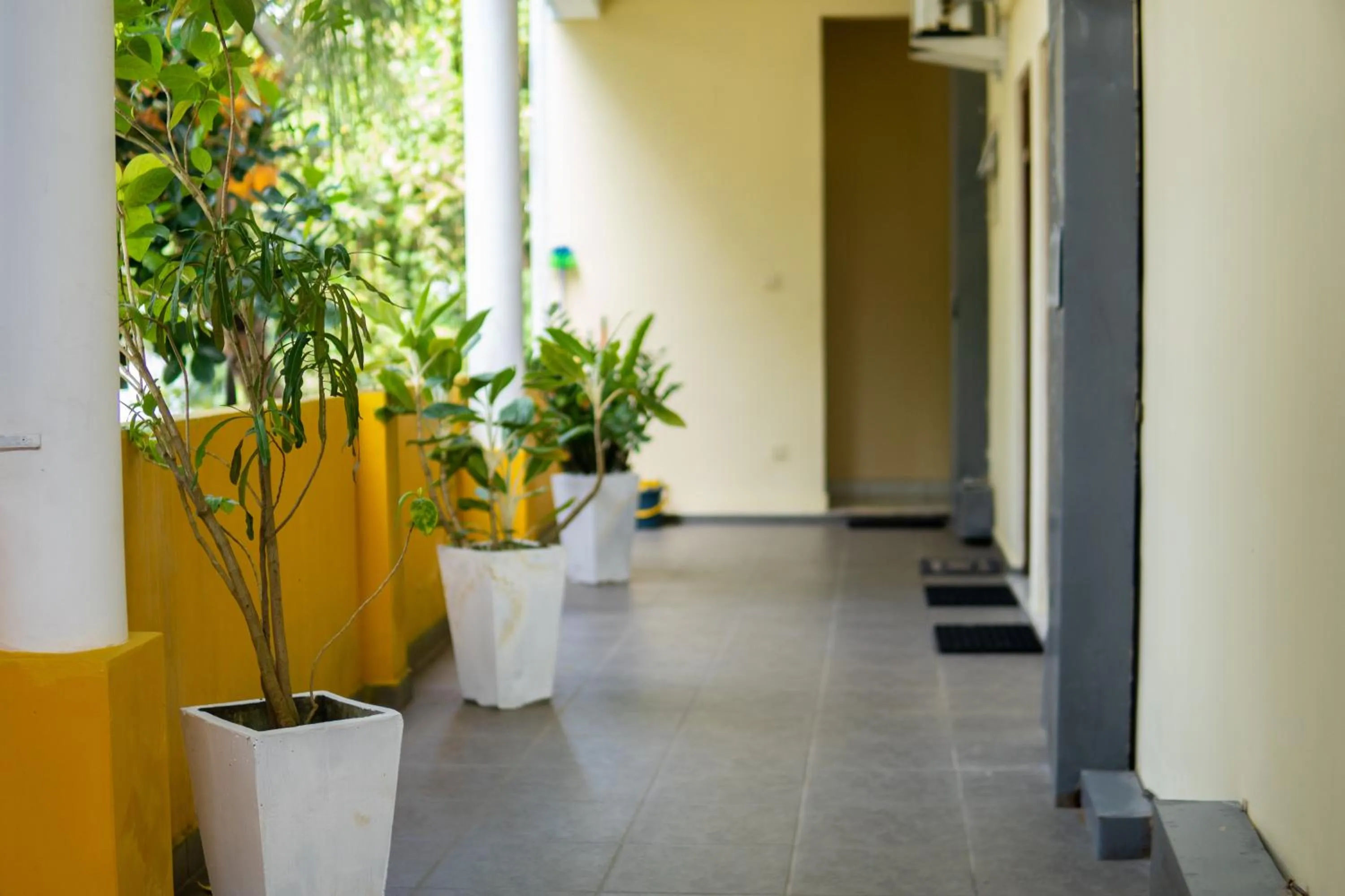 Balcony/Terrace in New Golden Bay Resort Weligama