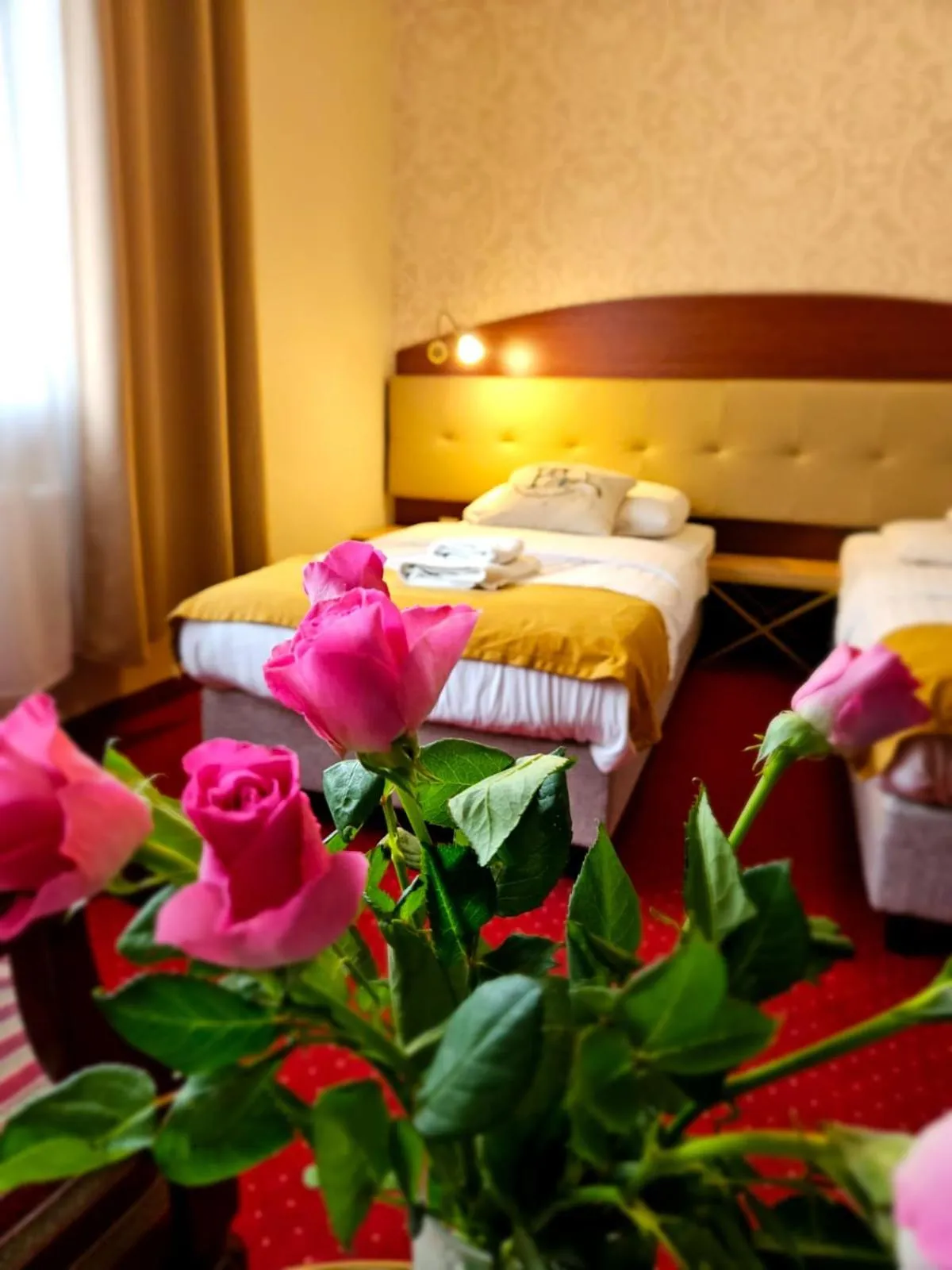 Bed in Hotel Galicja SPA Wieliczka