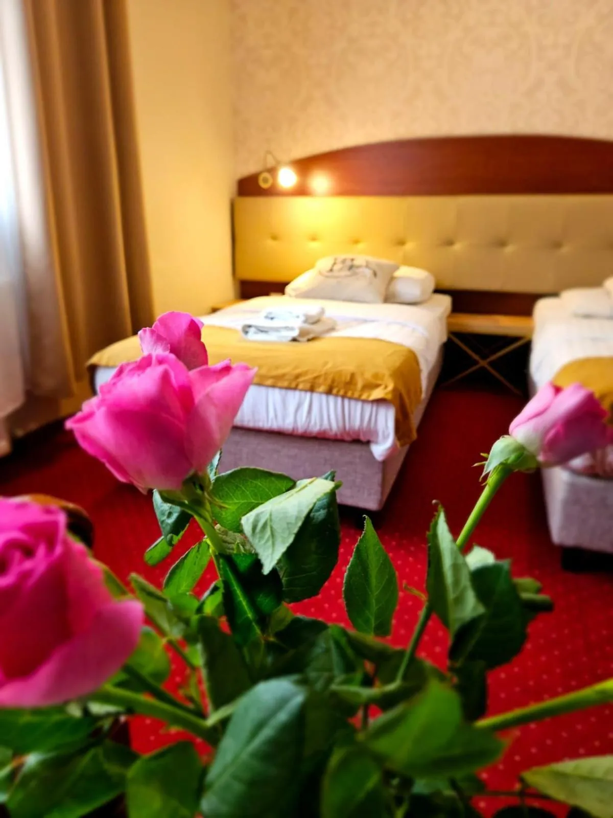 Bed in Hotel Galicja SPA Wieliczka