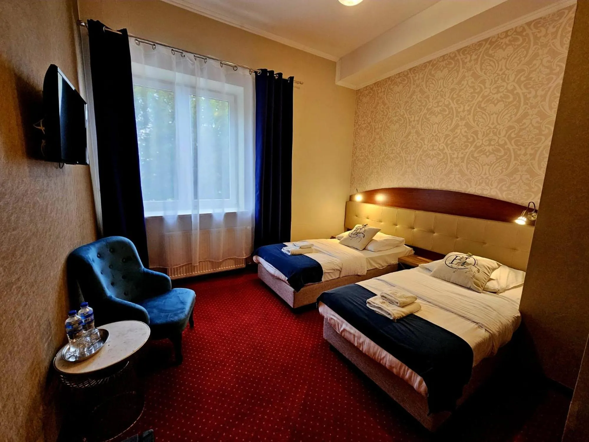 Bed in Hotel Galicja SPA Wieliczka