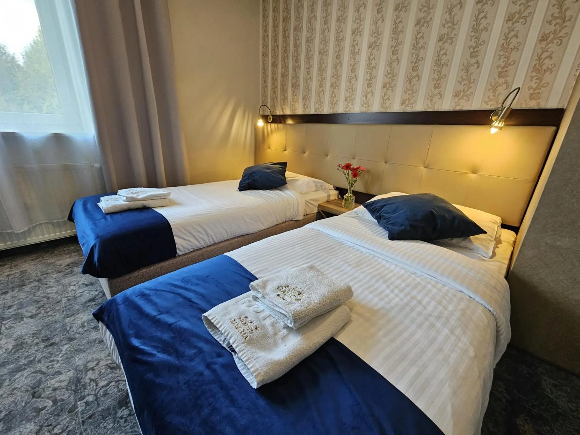 Bed in Hotel Galicja SPA Wieliczka