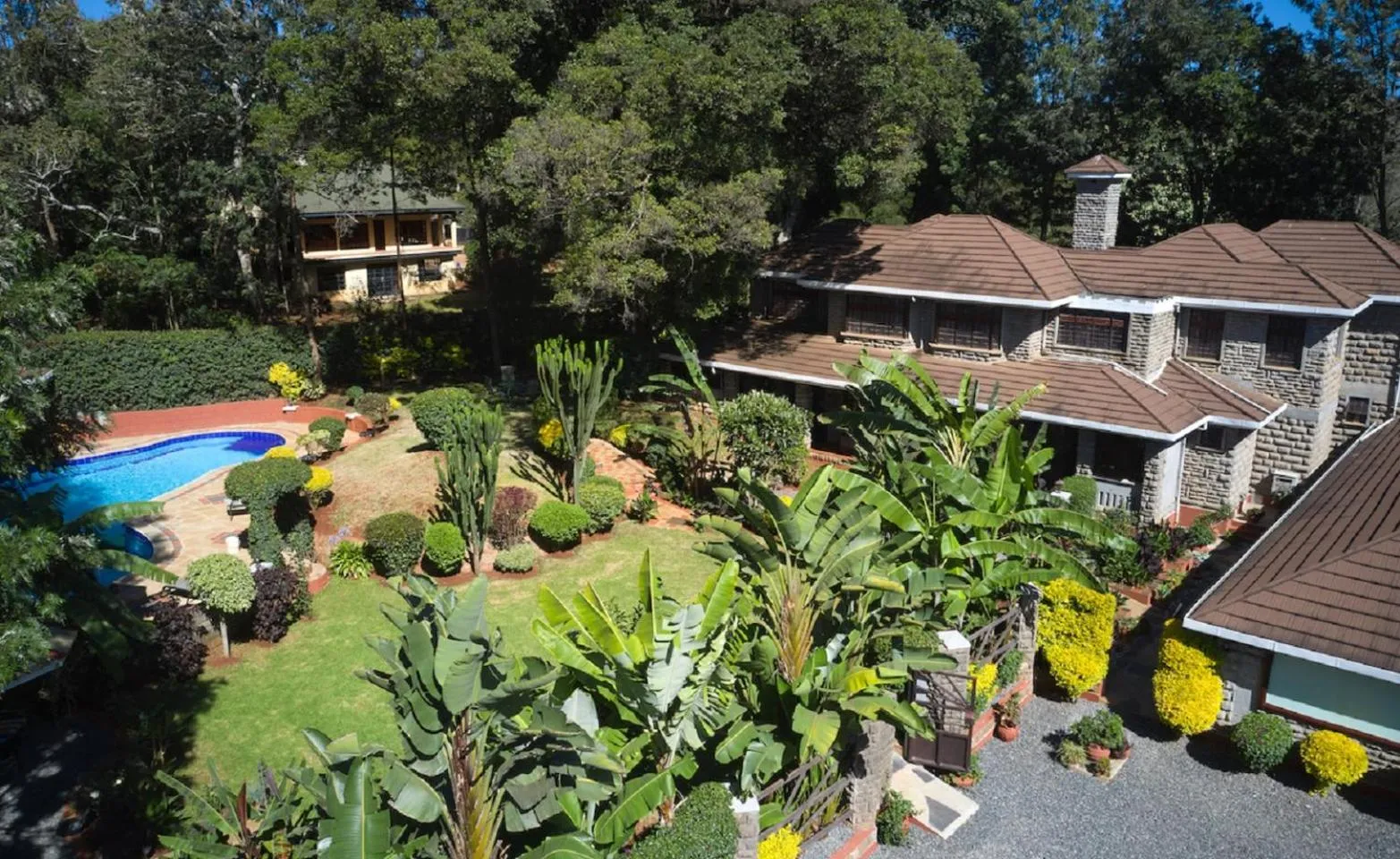 Bird's eye view in The Drexel House Kenya