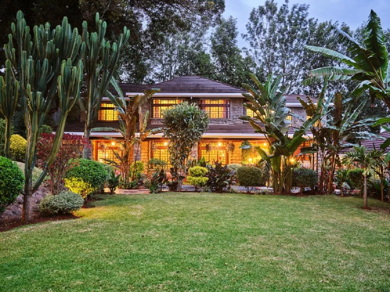 Garden in The Drexel House Kenya