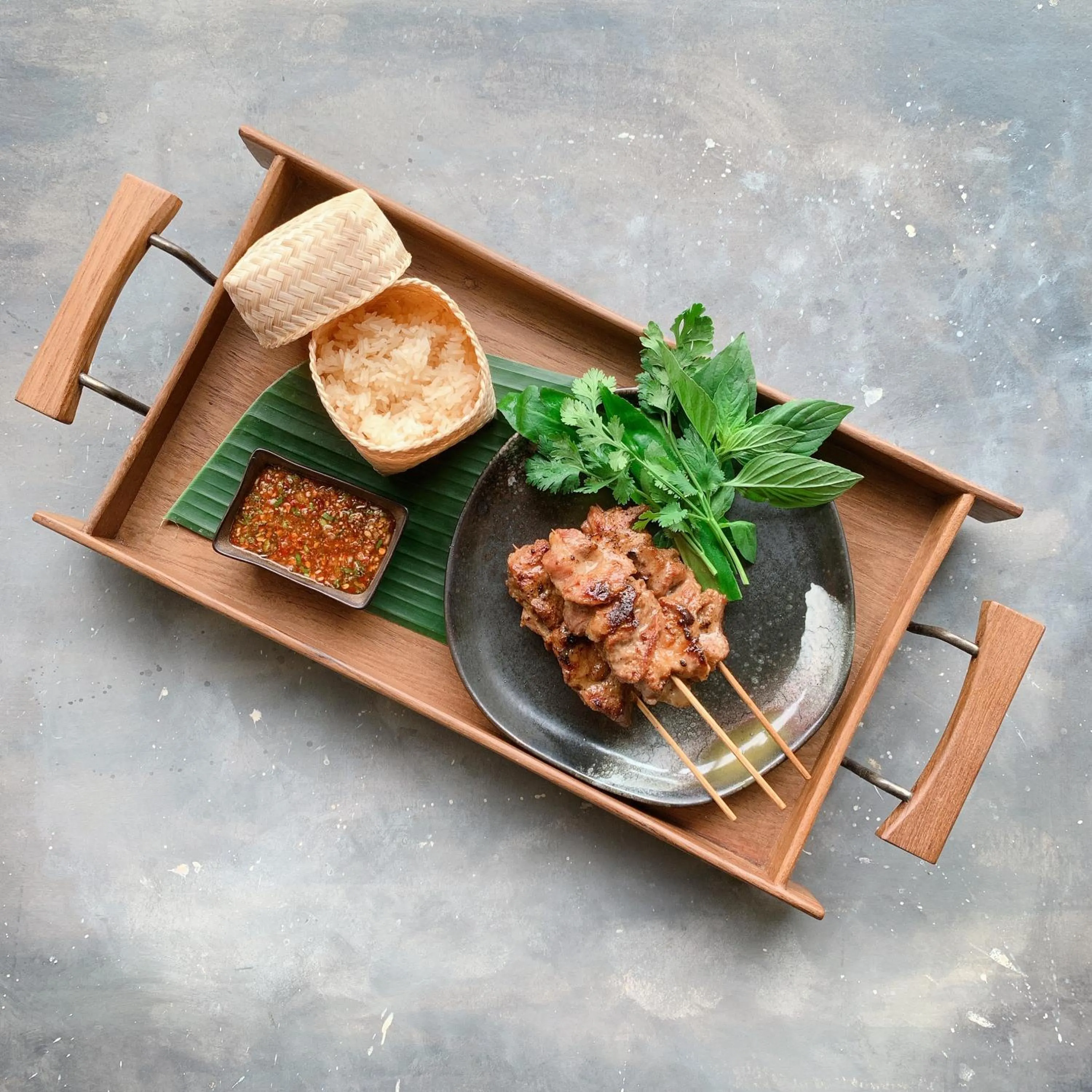 Asian breakfast in Goose Living