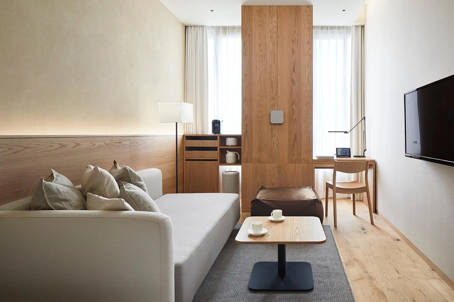 Photo of the whole room, Bed in MUJI HOTEL GINZA