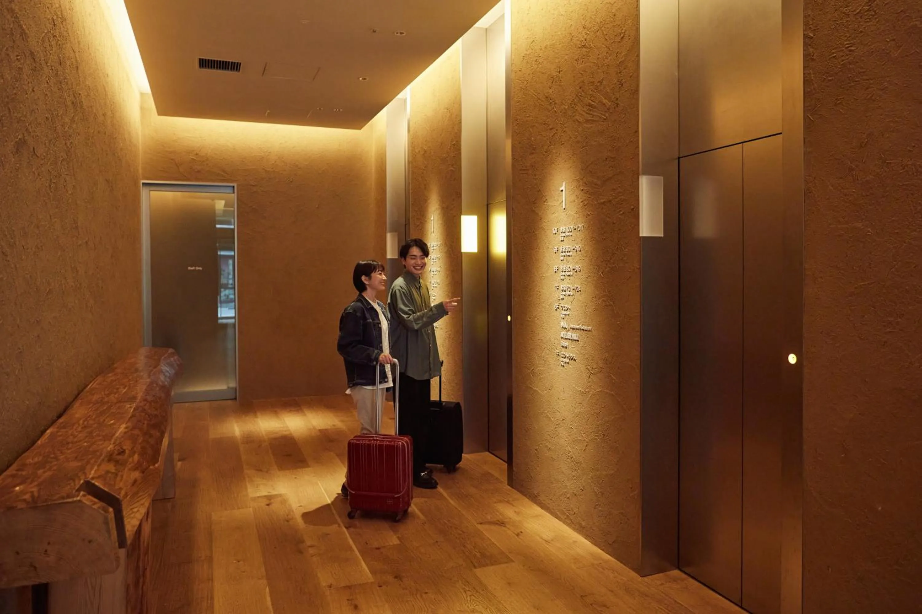 elevator in MUJI HOTEL GINZA
